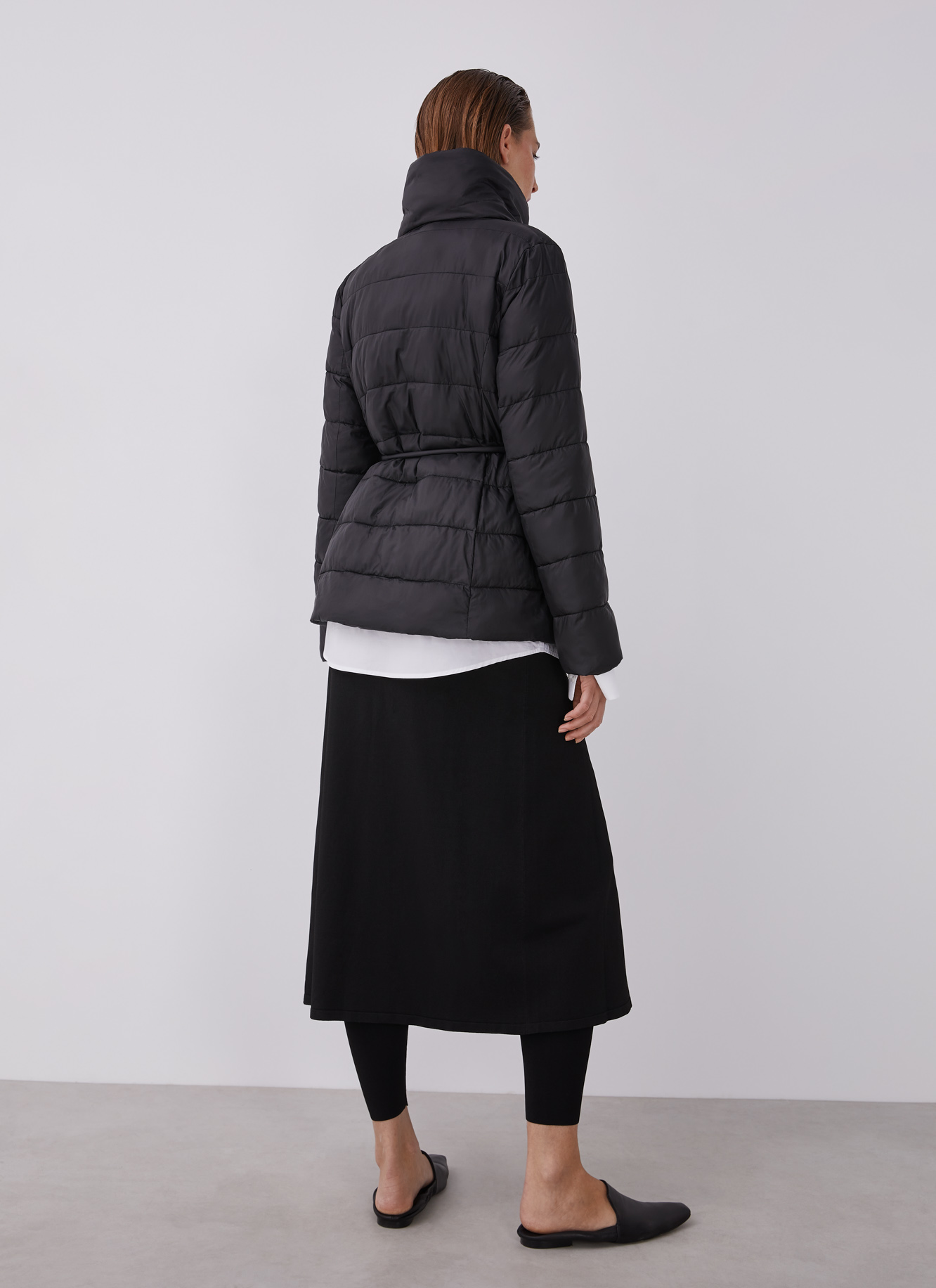 Anorak acolchado cuello alto image number 1