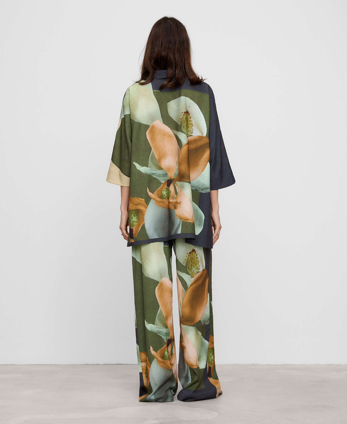 Chemise oversize fluide imprim&eacute;e image number 2