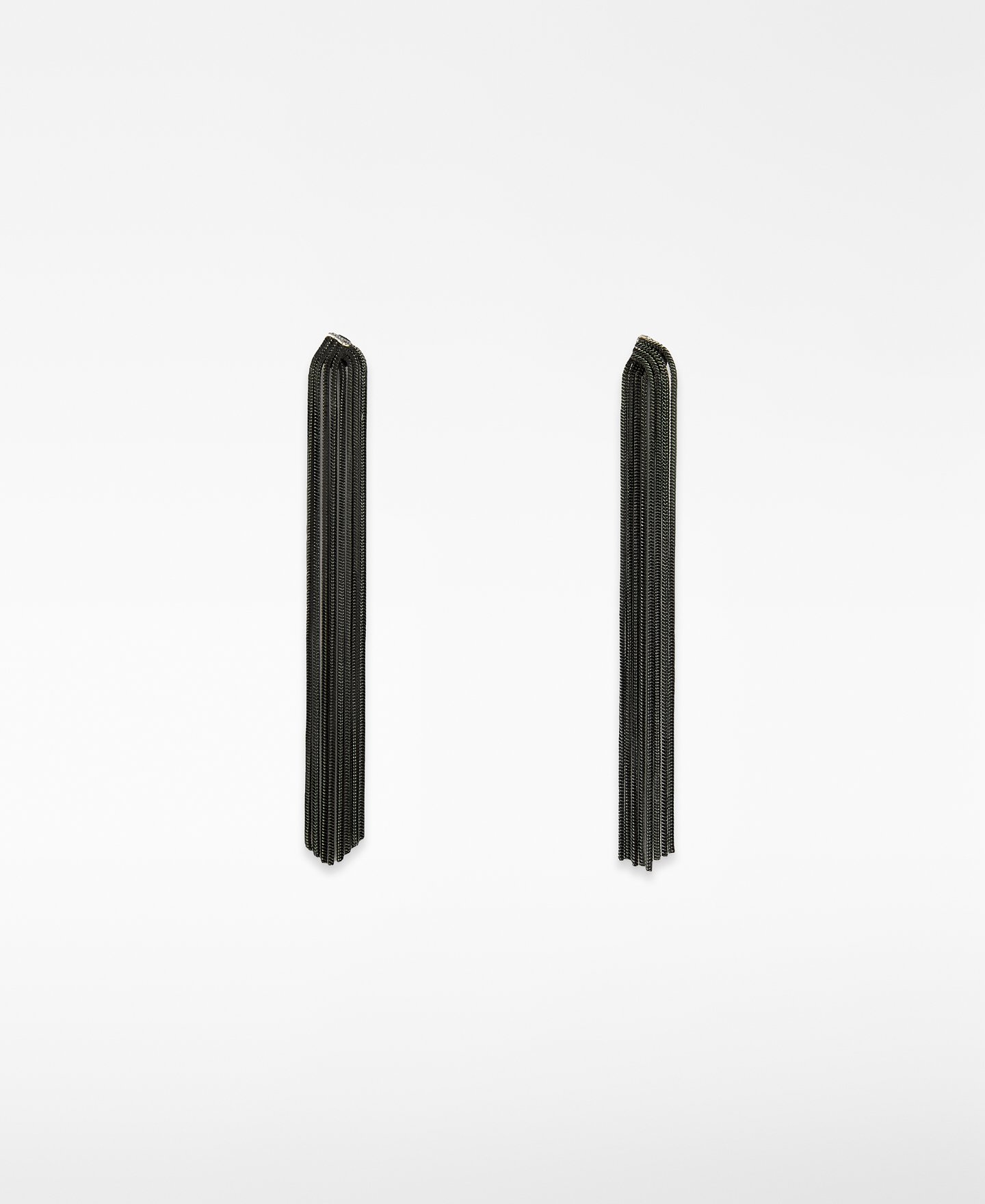 Pendientes cadenas finas mujer image number 0