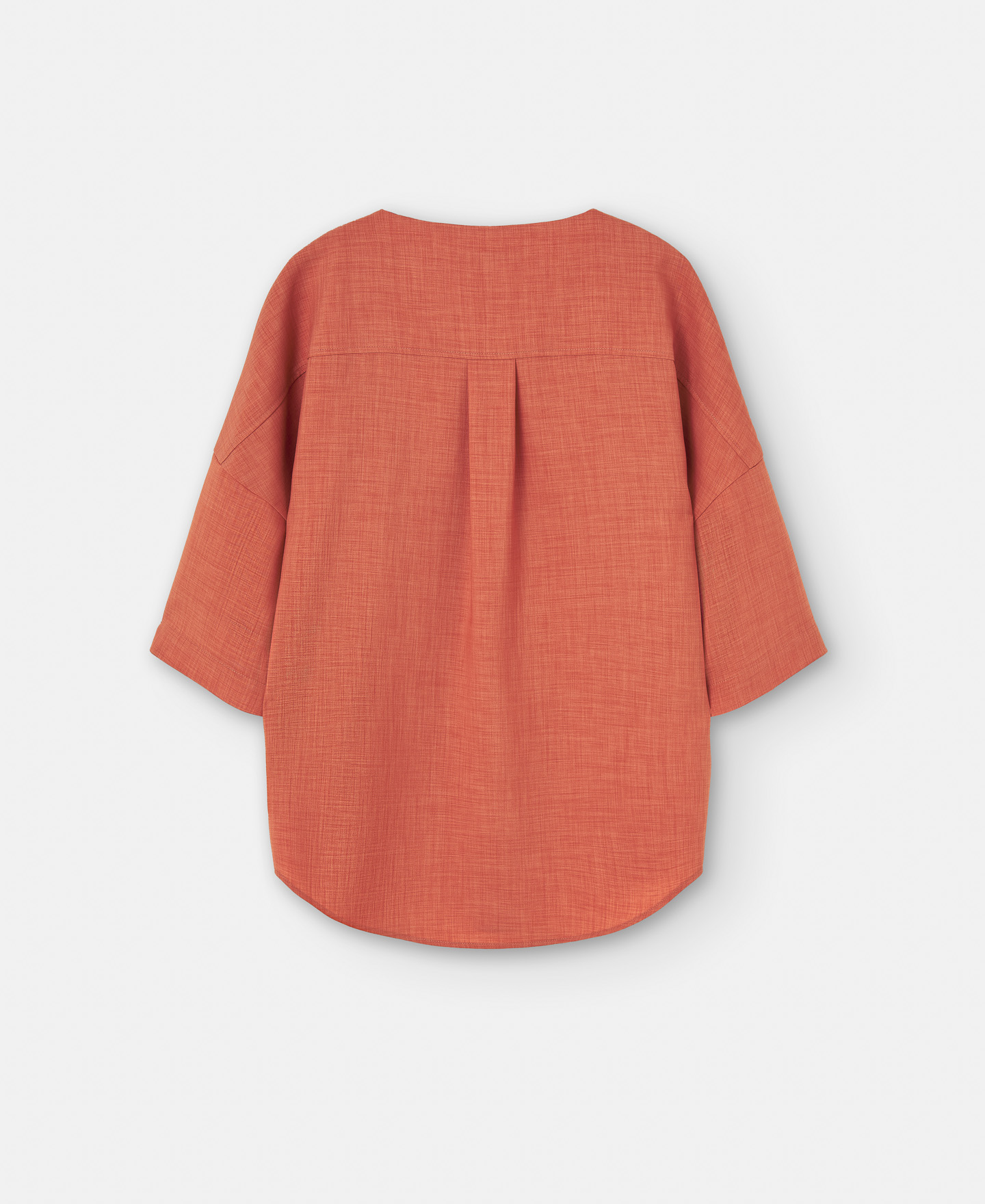 Recycled polyester V-neckline blouse image number 5