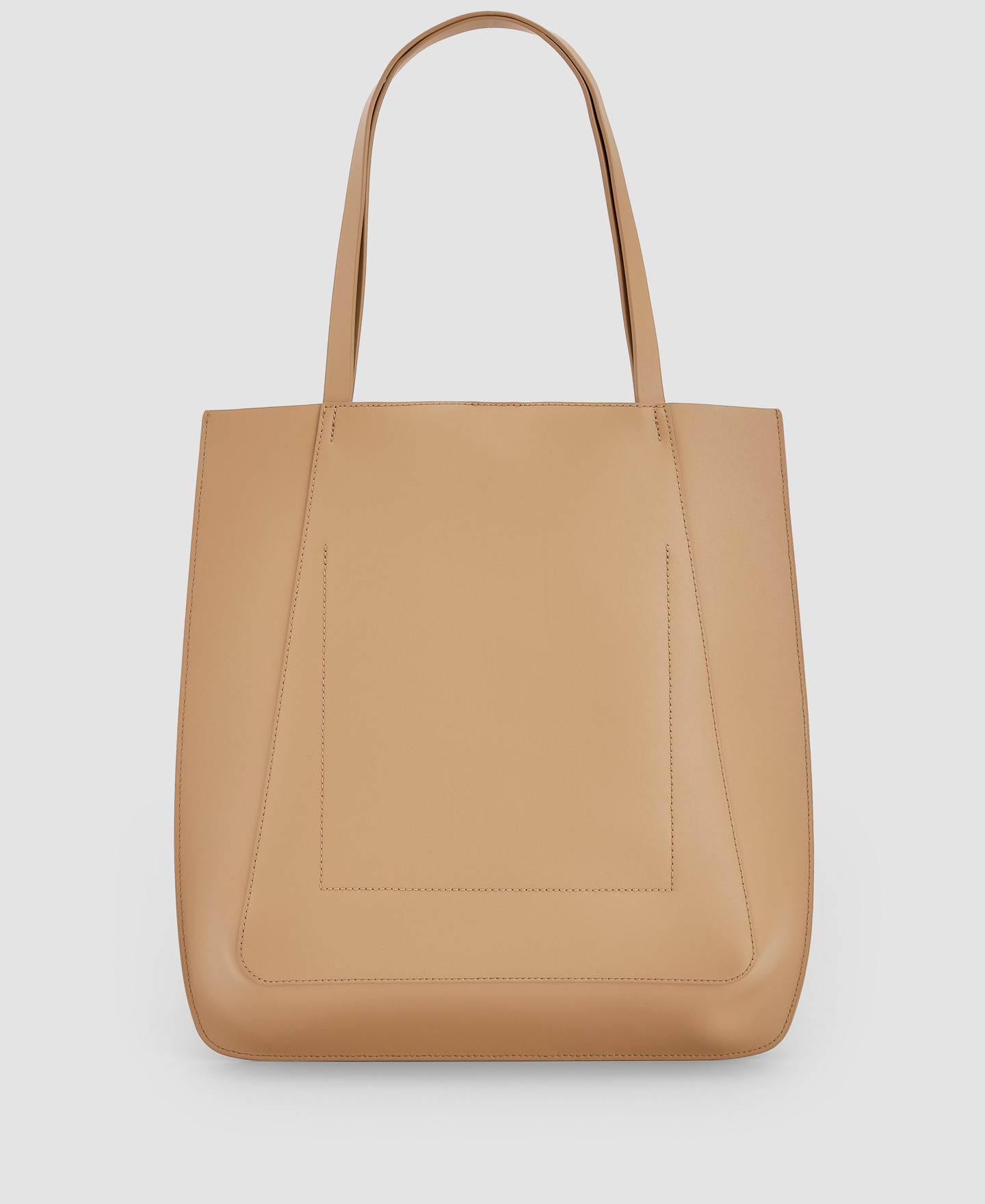 Bolso shopper en vaqueta image number 1