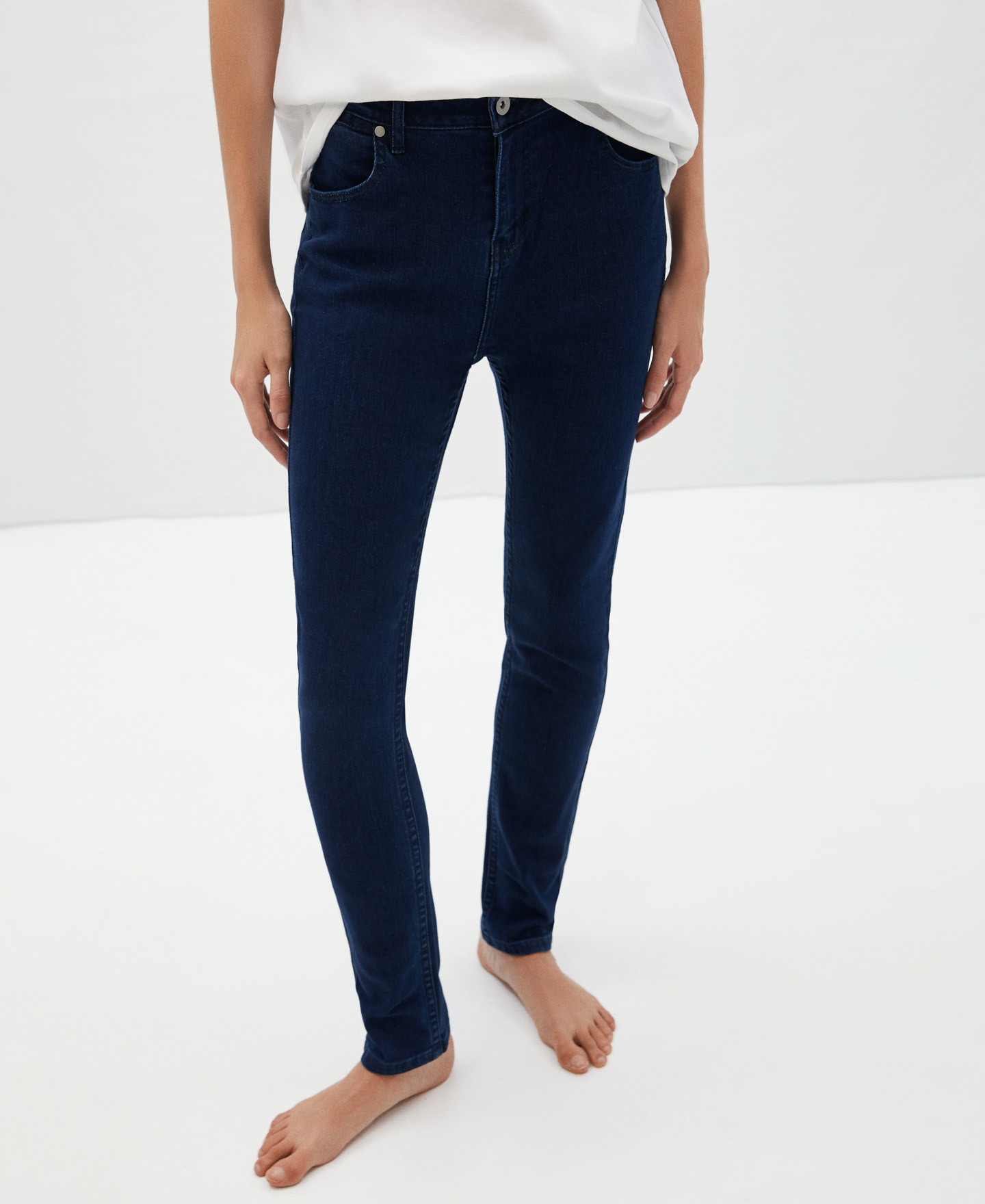 Denim skinny jeans image number 0