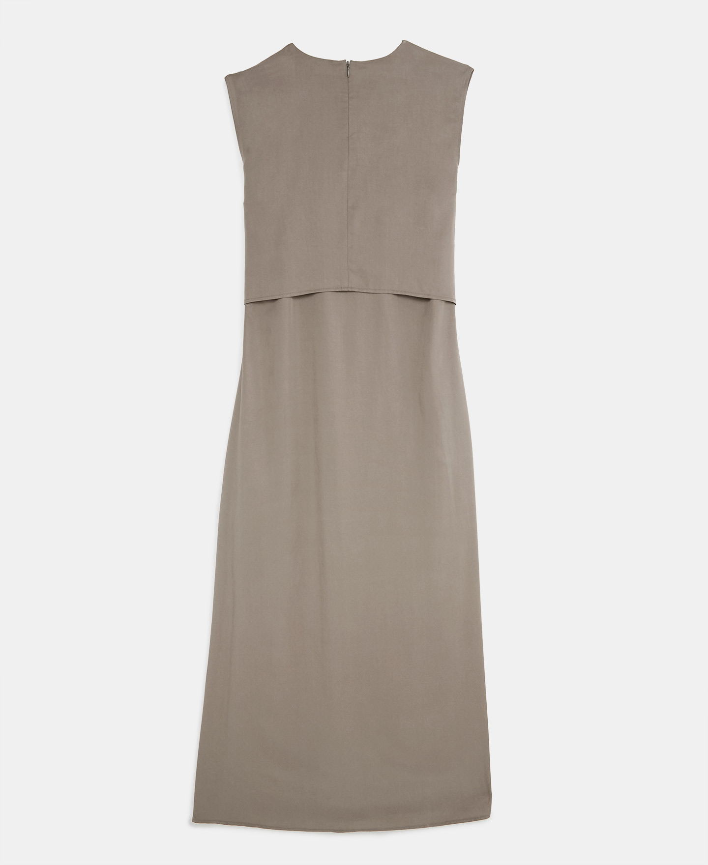 Vestido anudado en lyocell image number 8