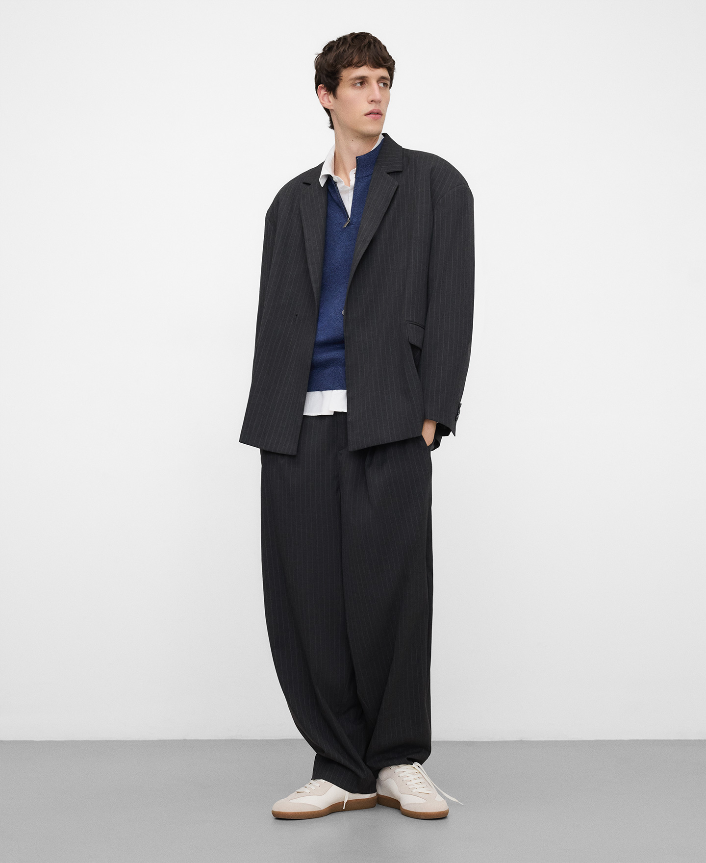 Jersey cuello perkins cremallera hombre image number 1