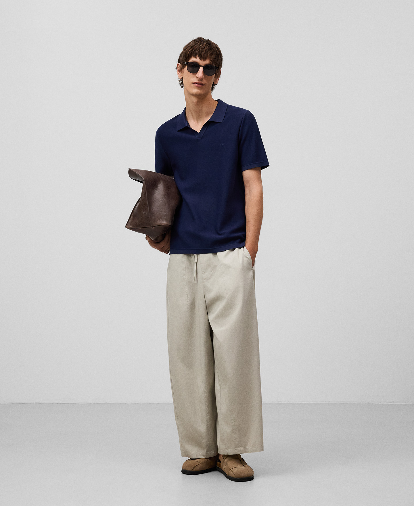 Polo piqué algodón orgánico hombre image number 1