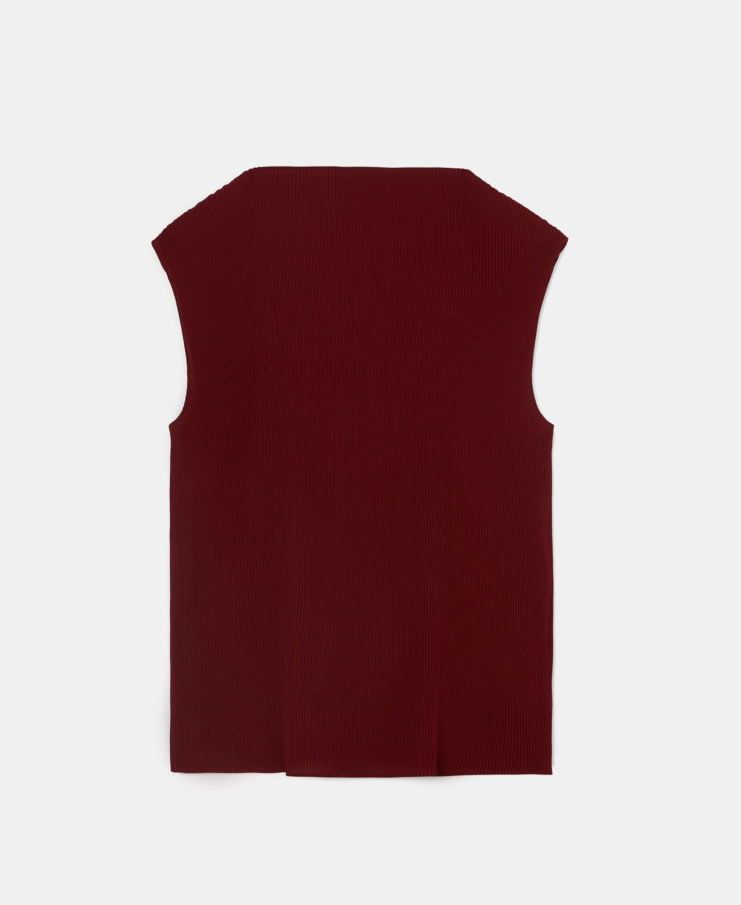 Pleated top with asymmetrical hem image number 4