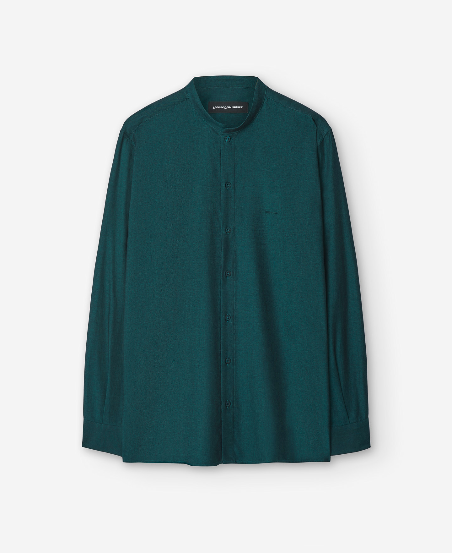 Camisa cuello Mao en algodón para hombre image number 4