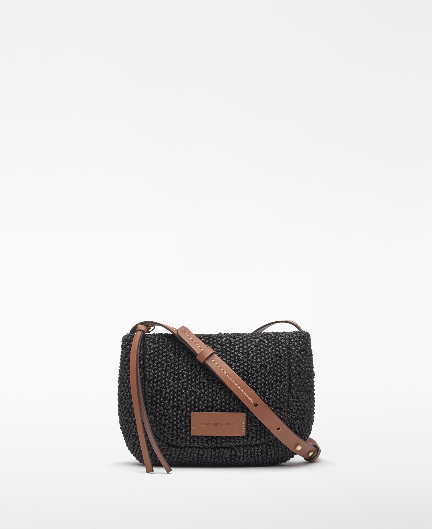 Dorna raffia-textured shoulder bag woman image number 0