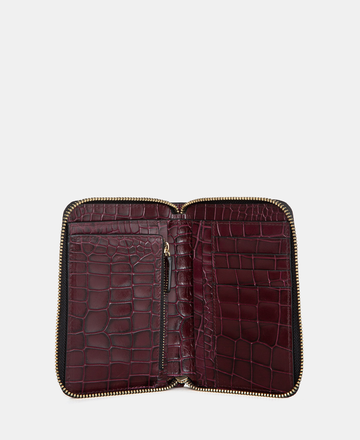 Medium crocodile effect wallet image number 2