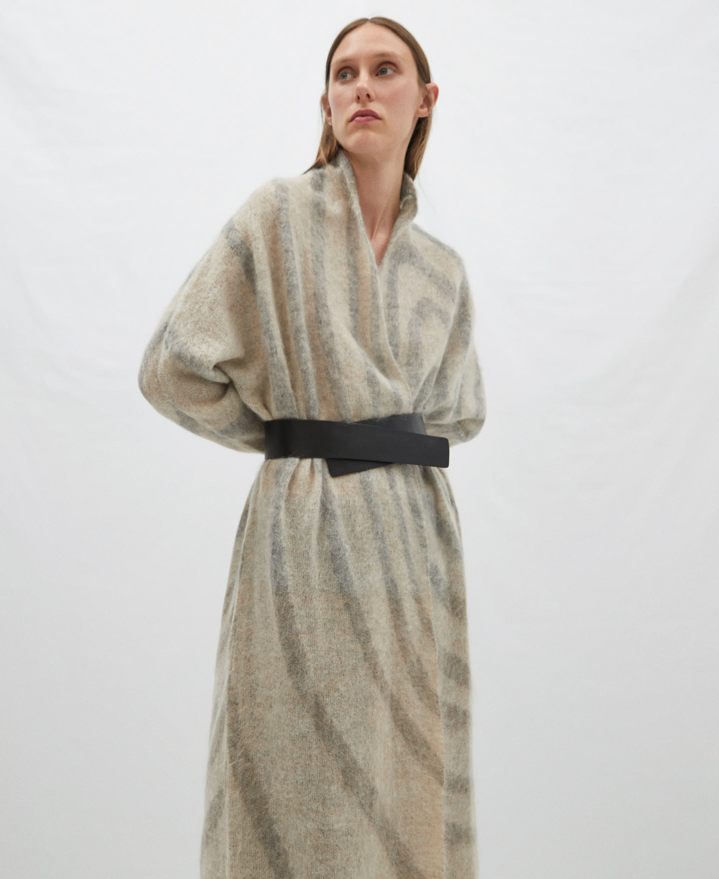 Chaqueta espiral en punto de mohair image number 0