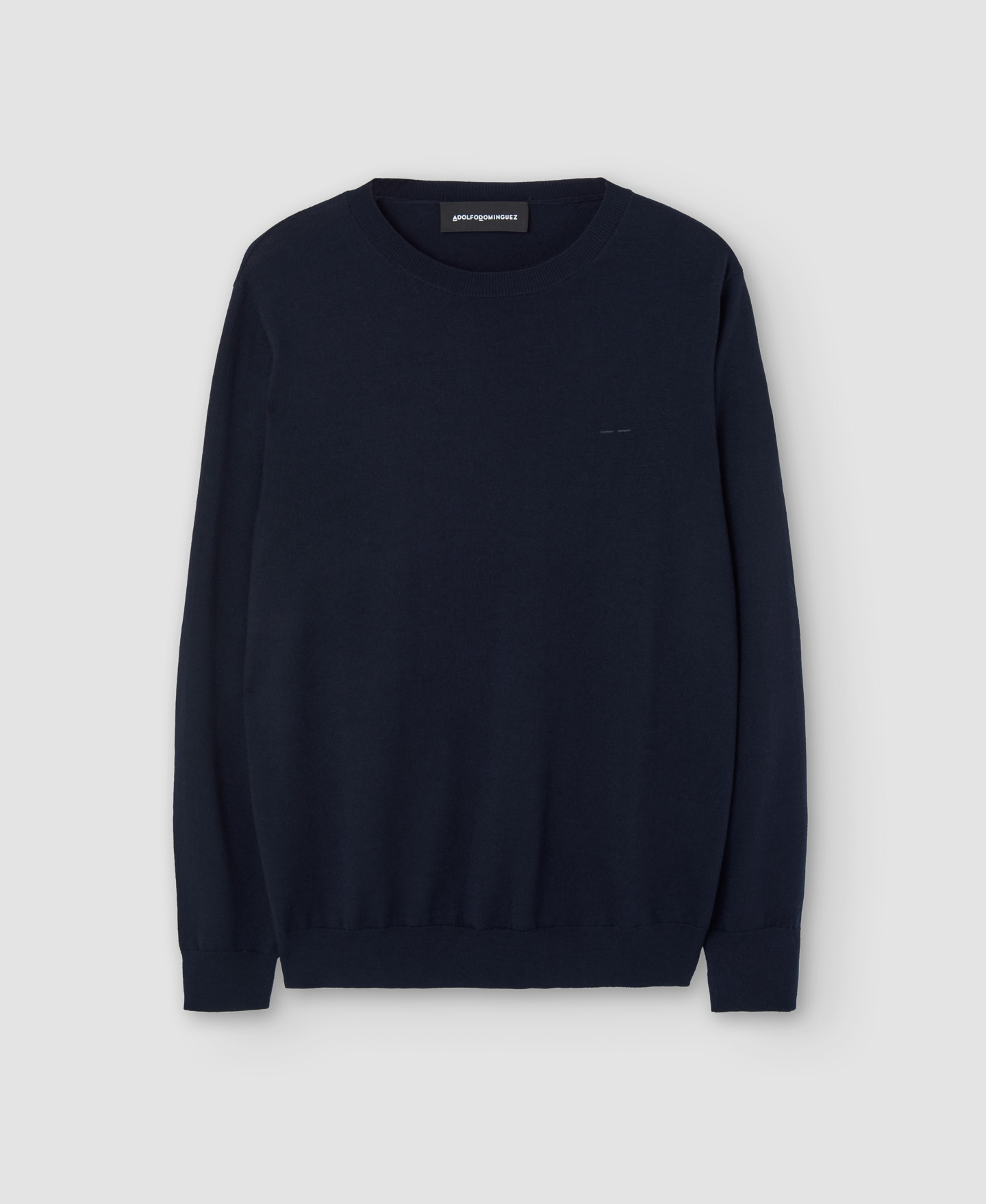 Merino wool crew neck sweater image number 4