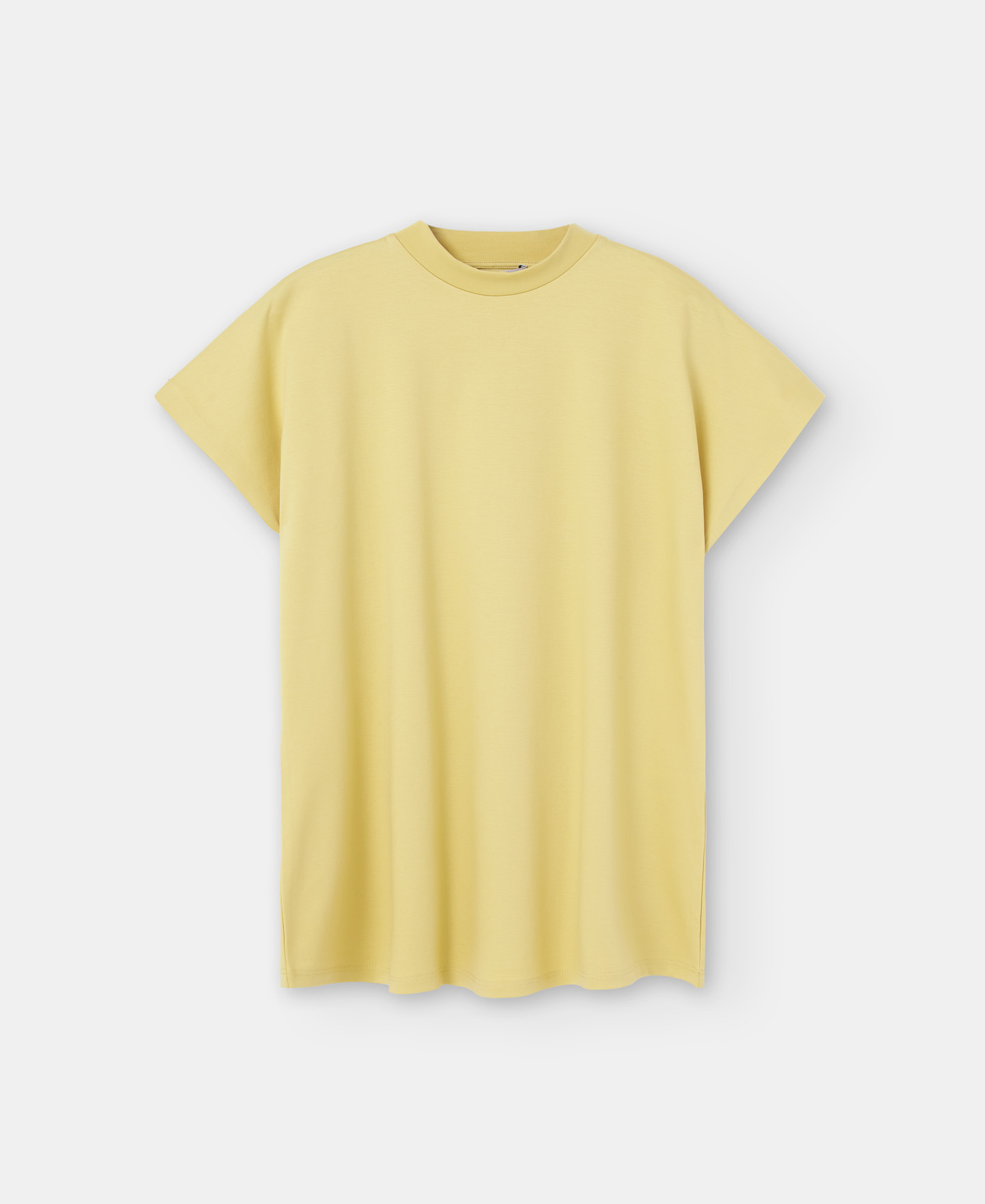 Perkins collar T-shirt in organic cotton image number 4