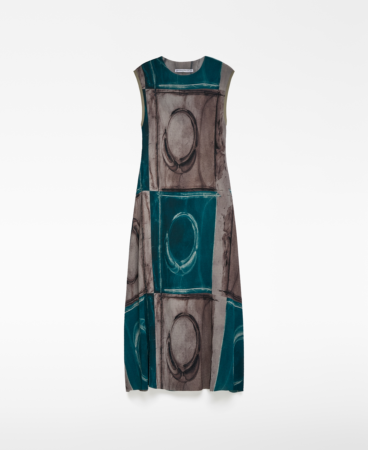 Vestido plissado estampado image number 4