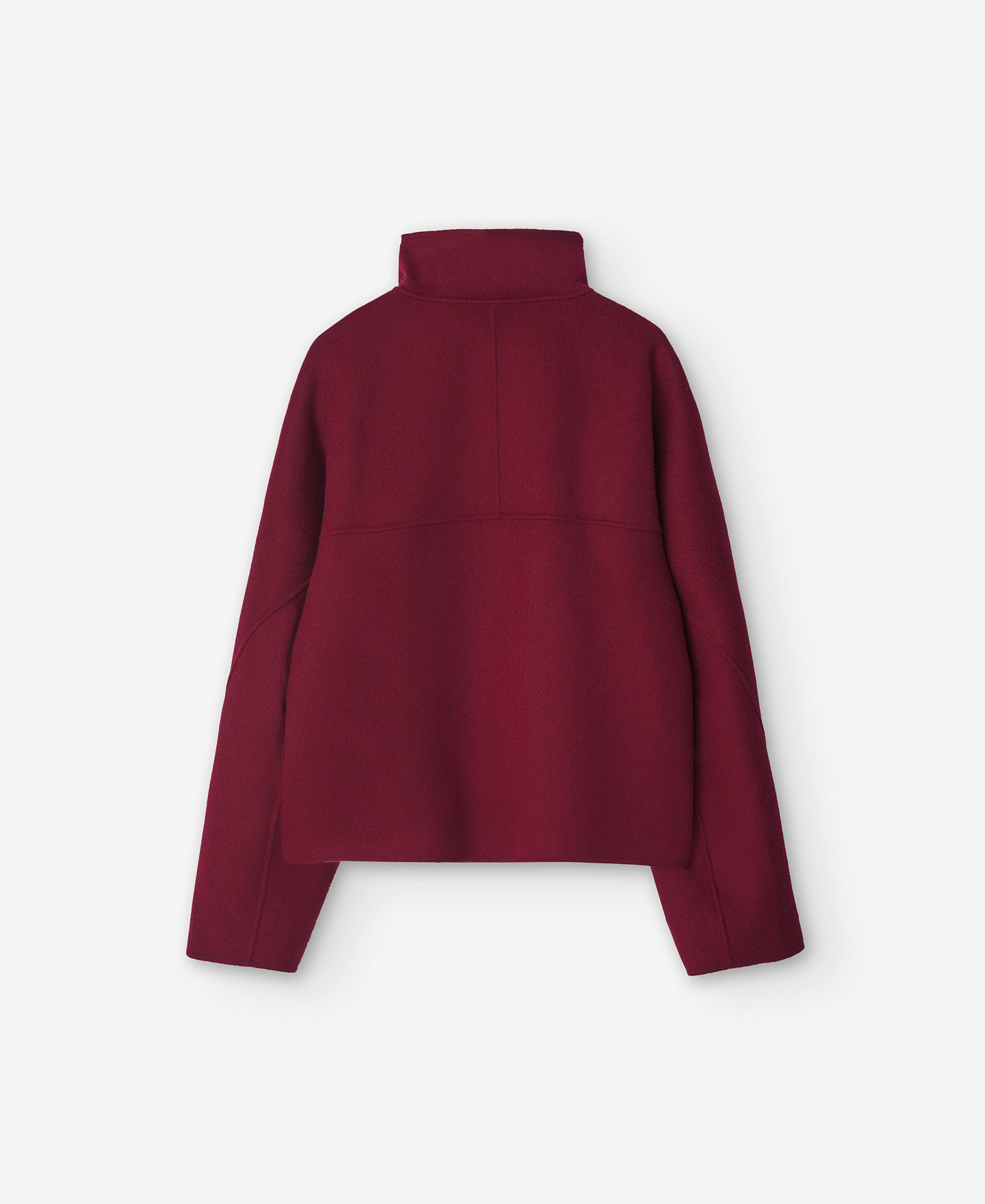 Chaqueta corta en tejido doble faz mujer image number 7