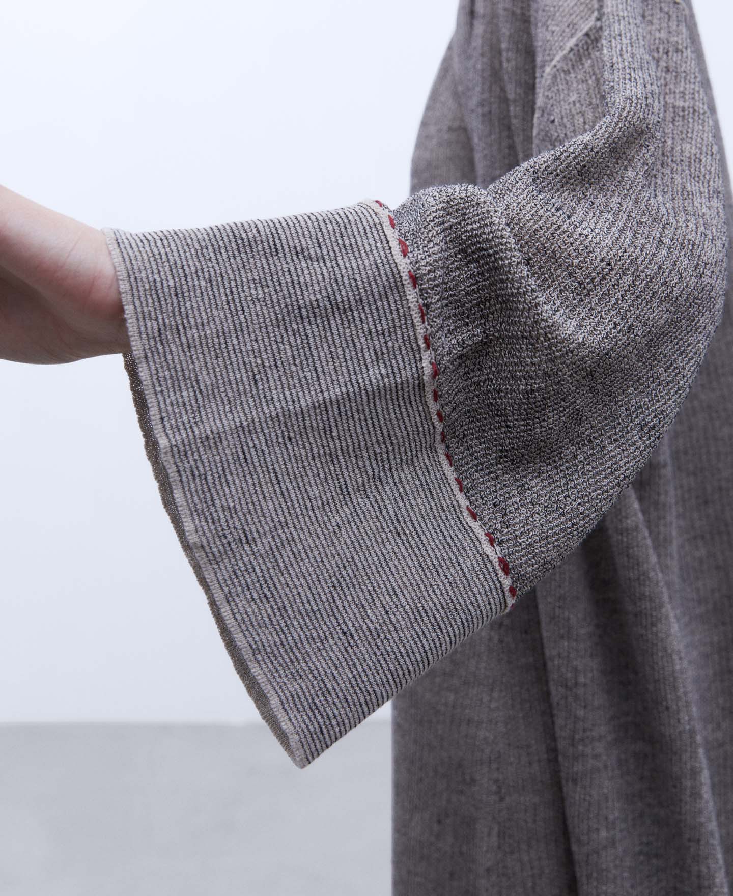 Pearl knitted kimono jacket image number 3