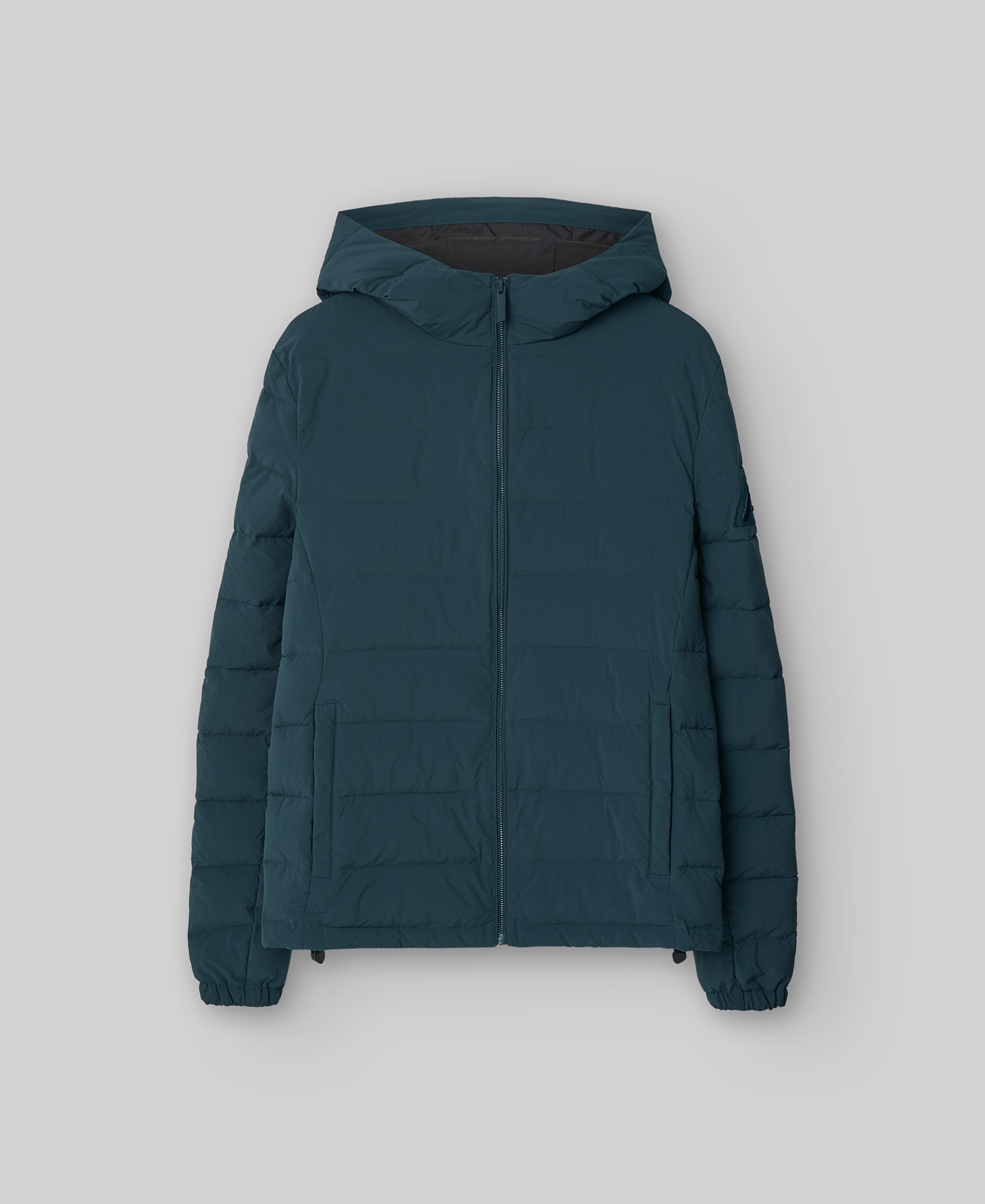 Quilted hooded coat man image number 4