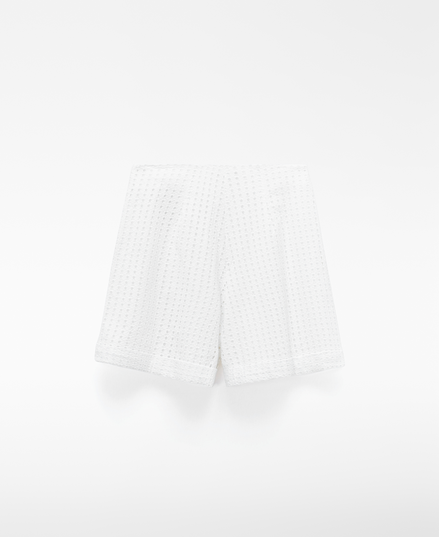 Poplin bermuda with English embroidery image number 5