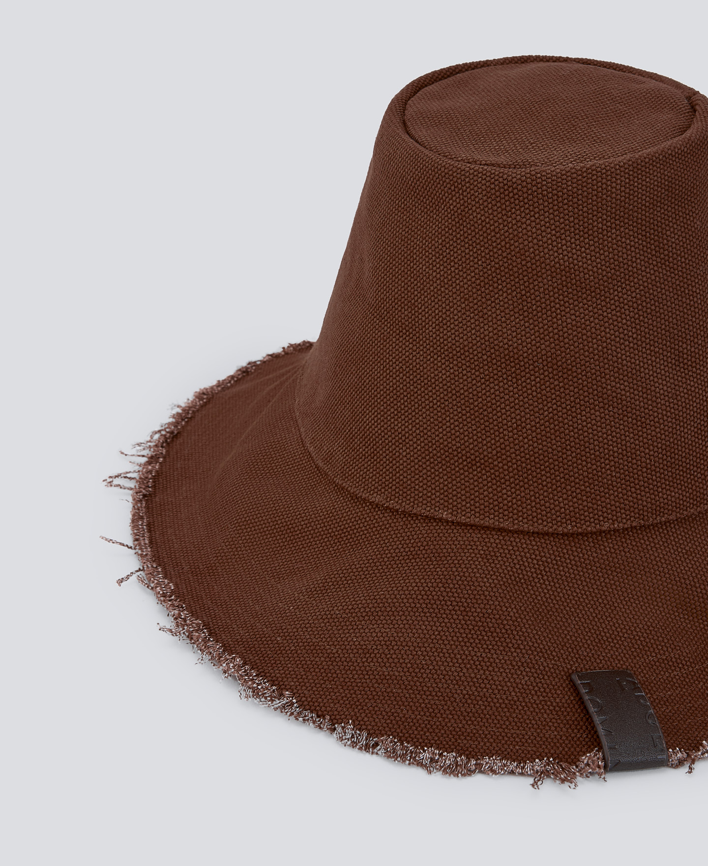 Cotton brown hat woman image number 2