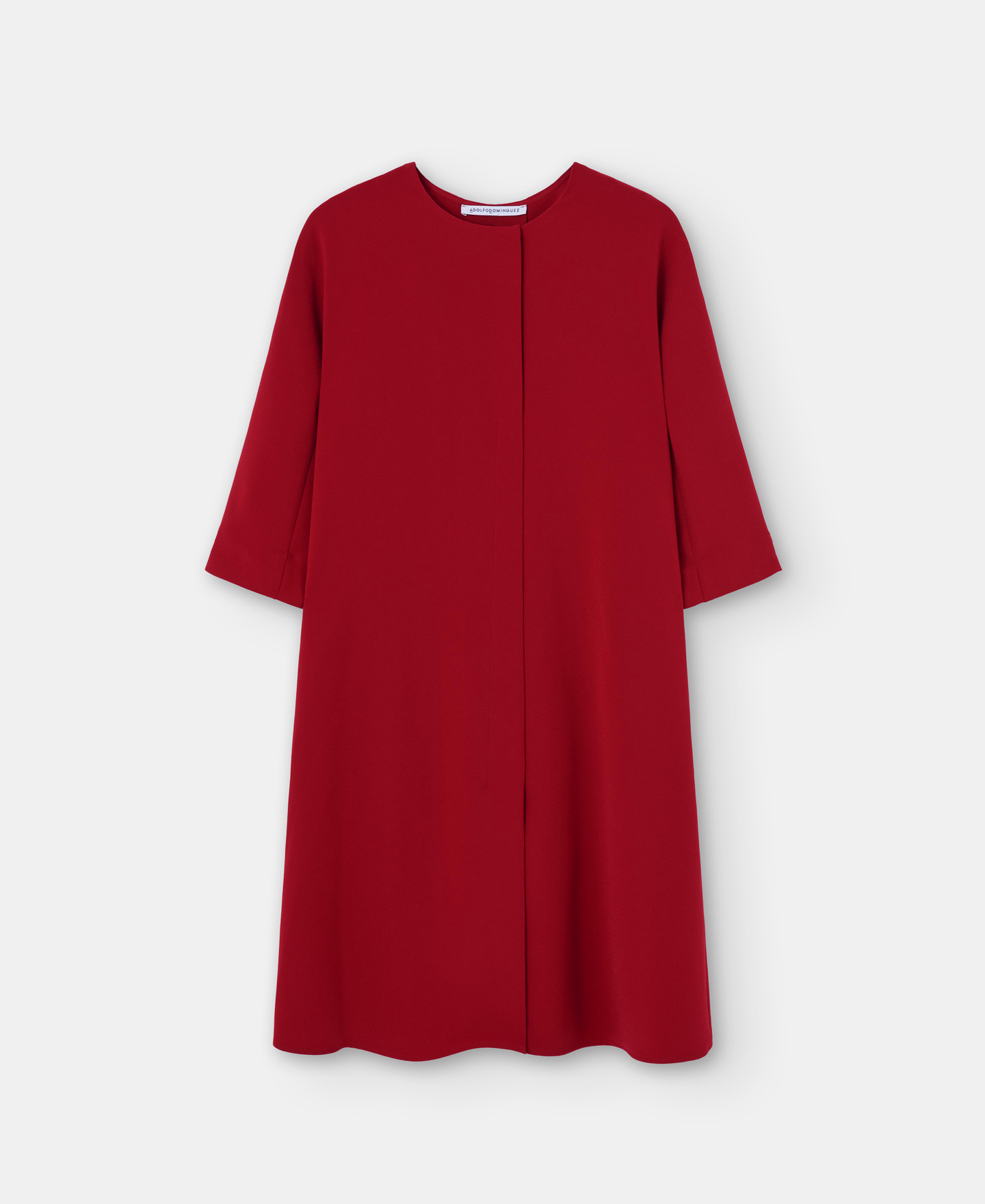 A-line dress in recycled polyester image number 4