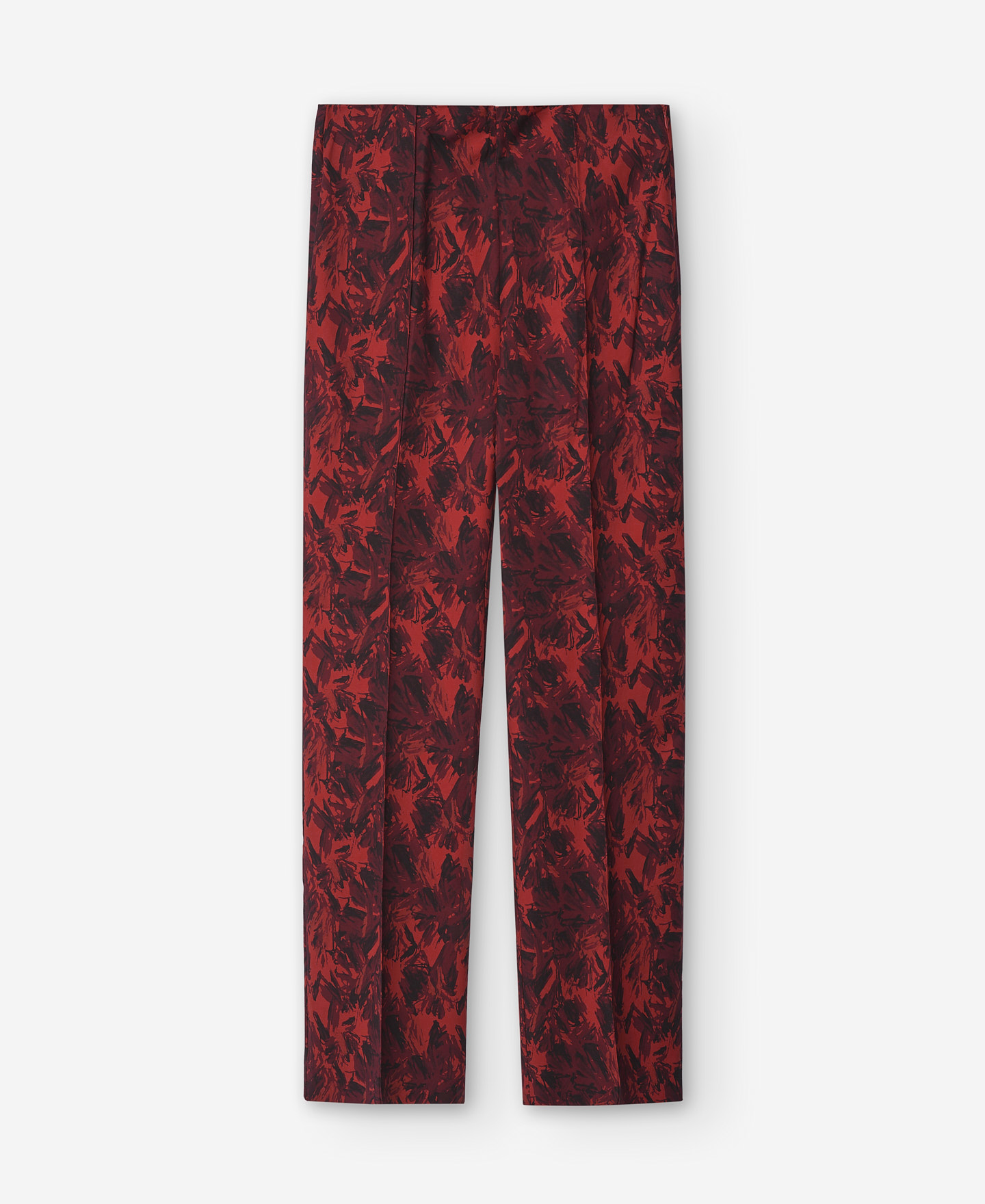 Ankle printed trousers women image number 4