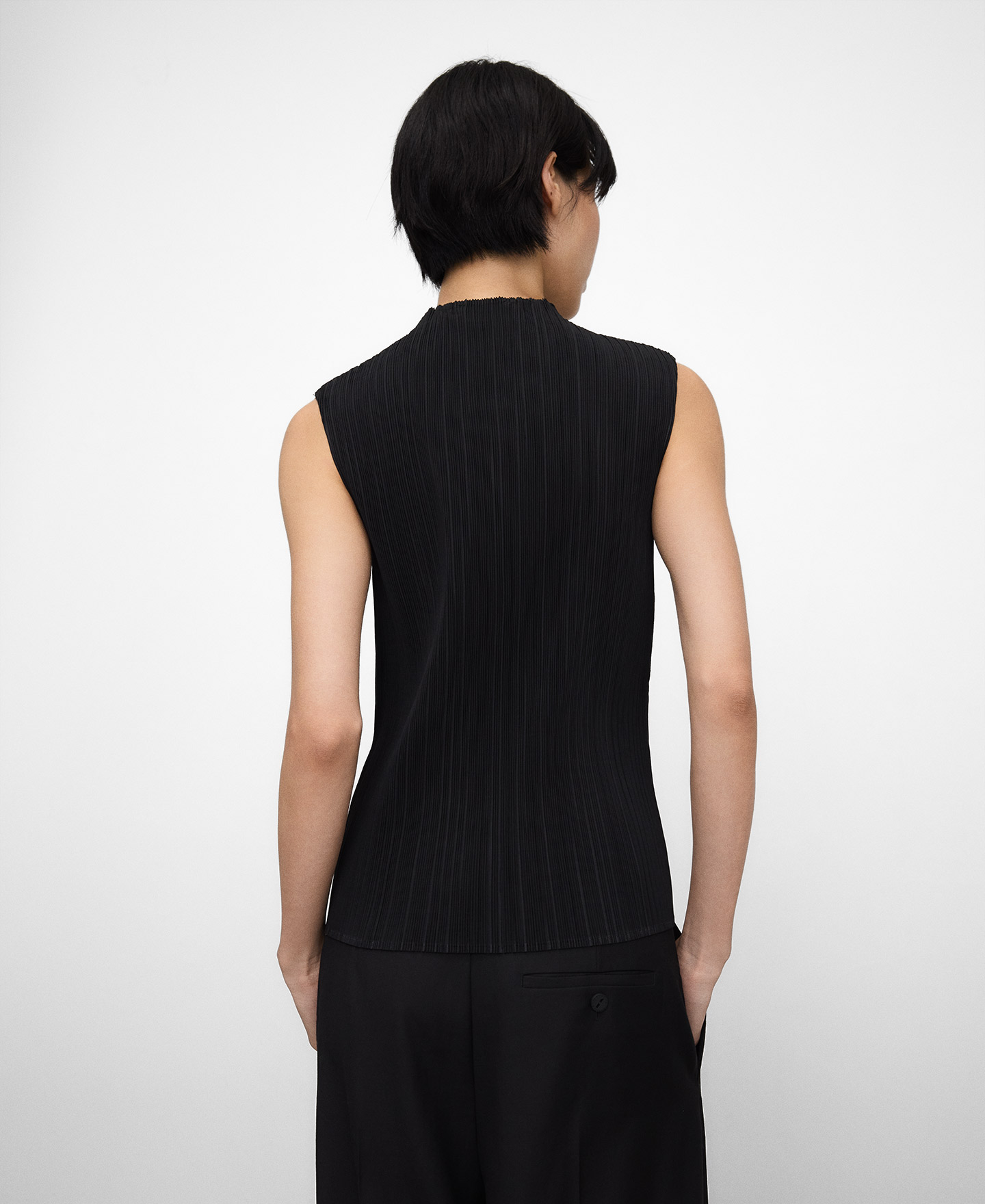 Top crinkle cuello perkins image number 2