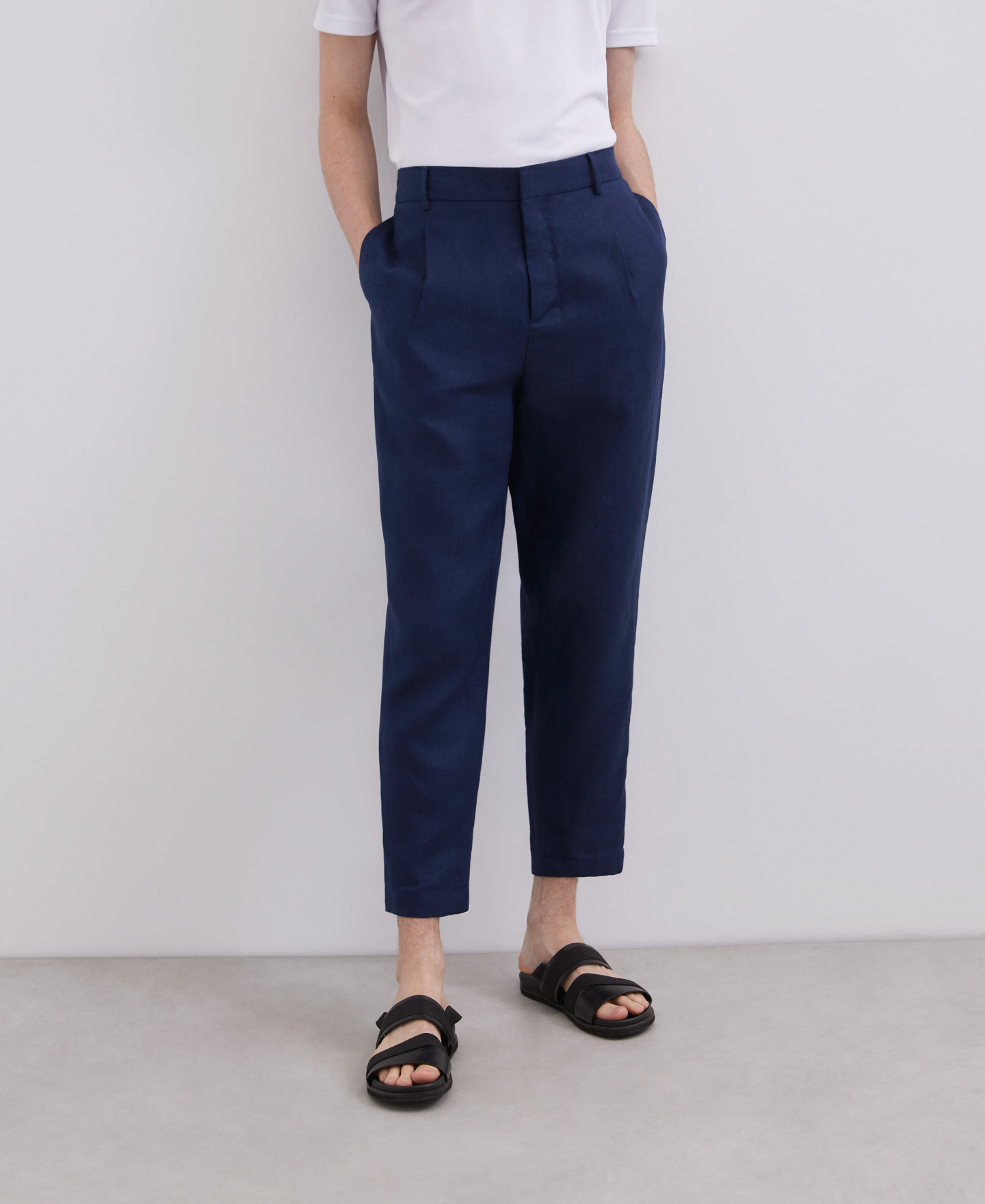 Classic blue tailoring trousers image number 0