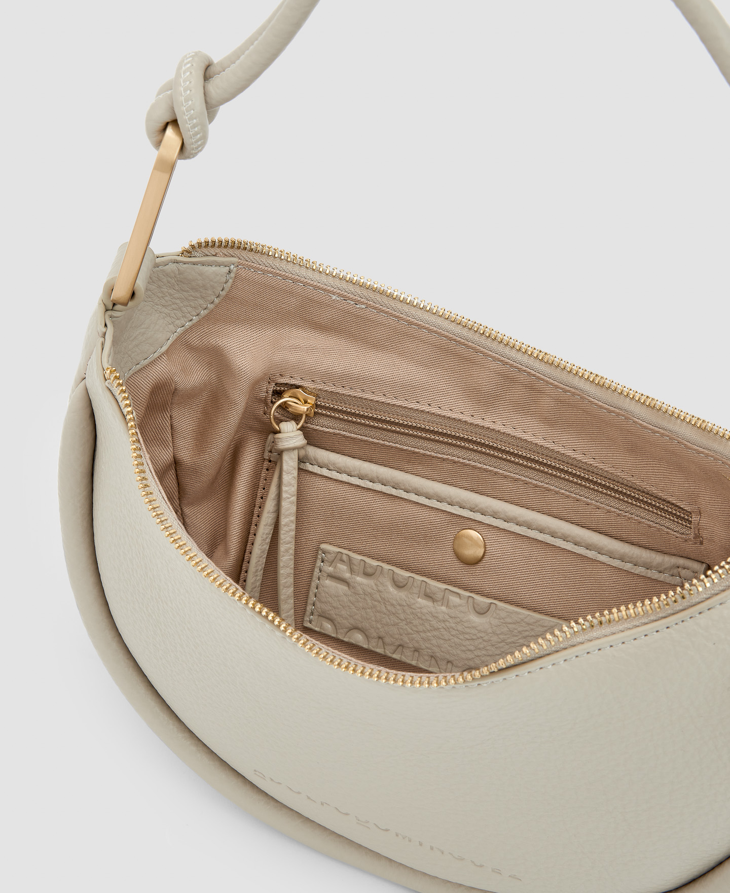 Recycled polyurethane baguette bag image number 2