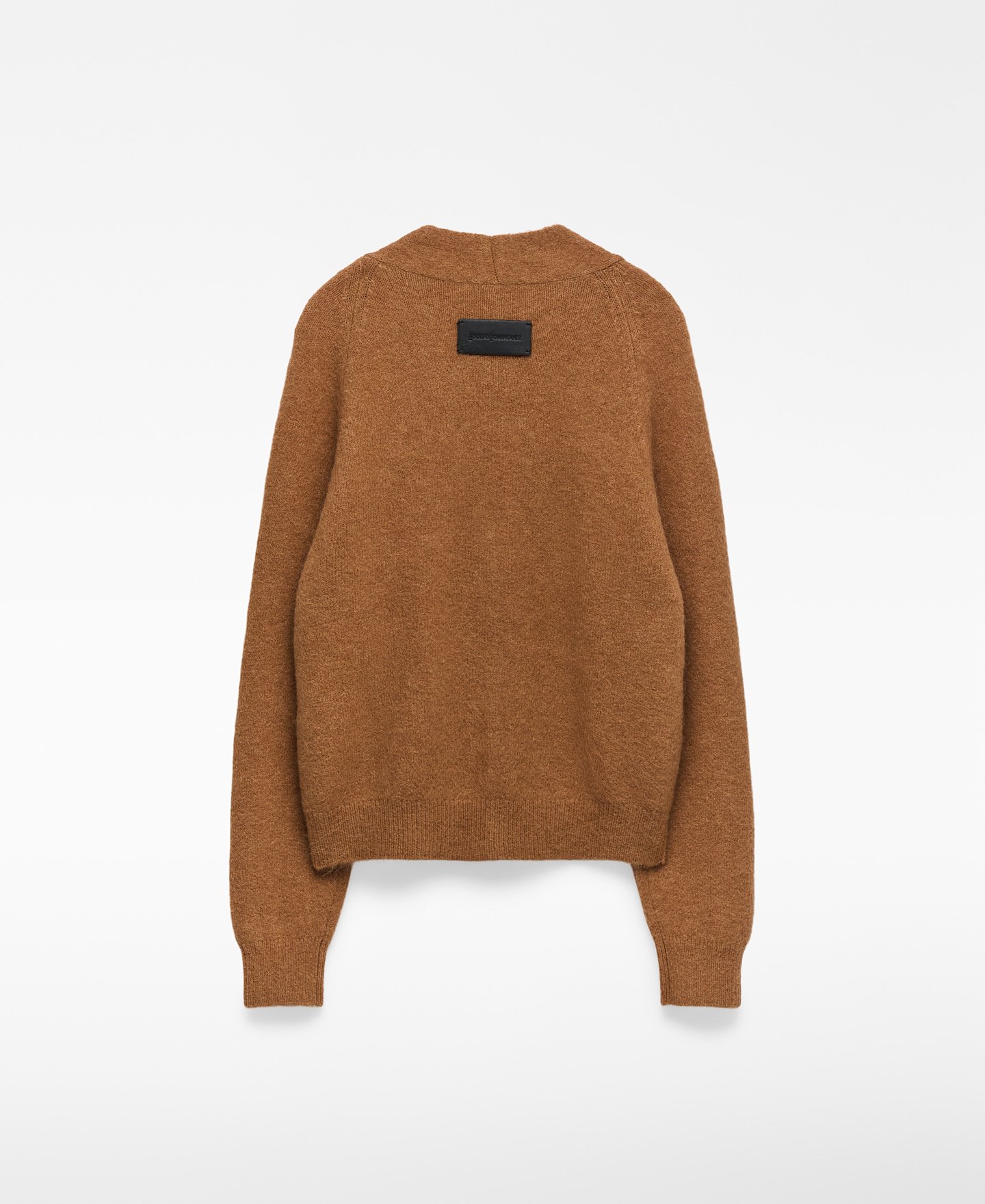 Knit V-neck cardigan woman image number 5