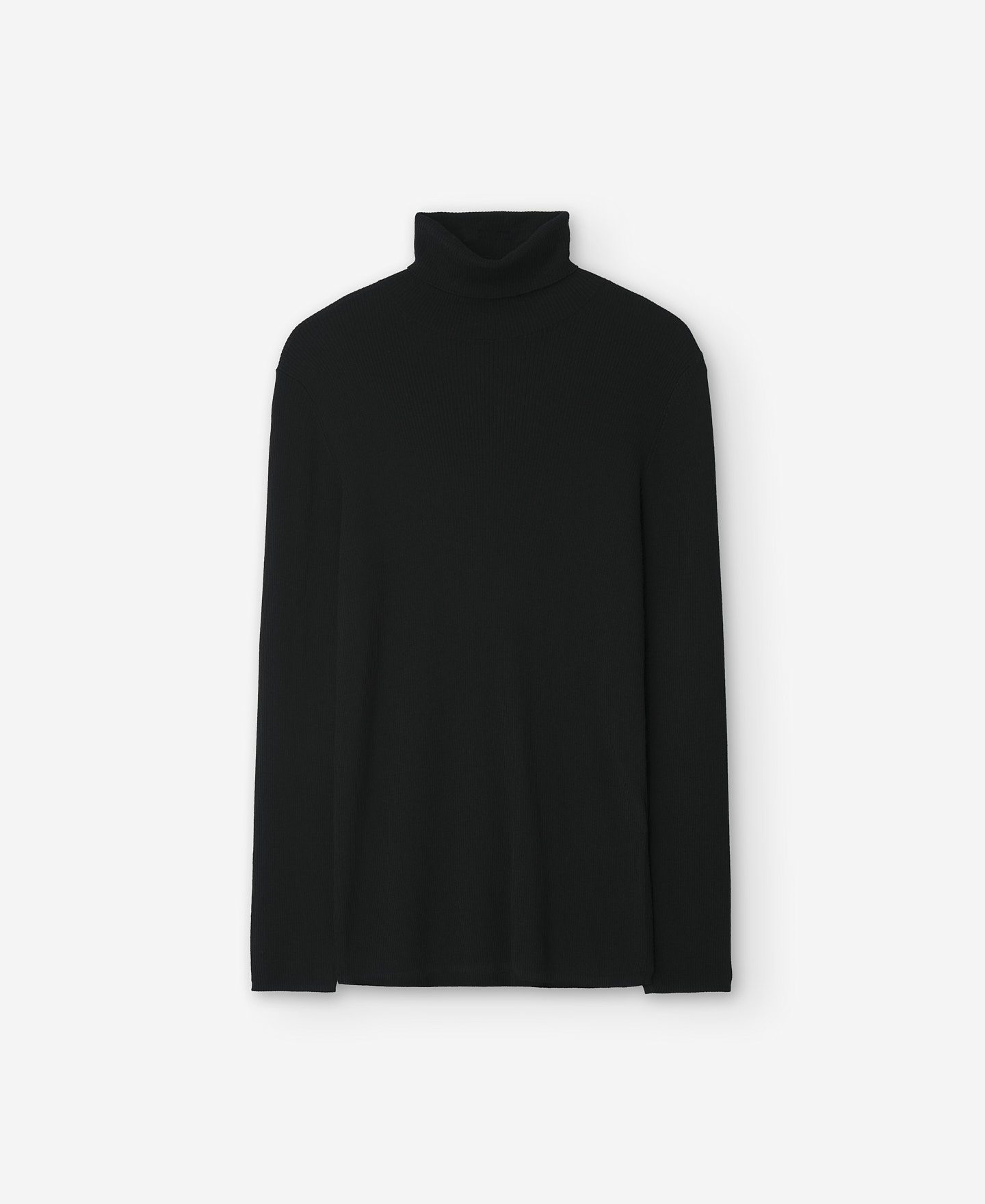 Merino wool ribbed sweater for women image number 4