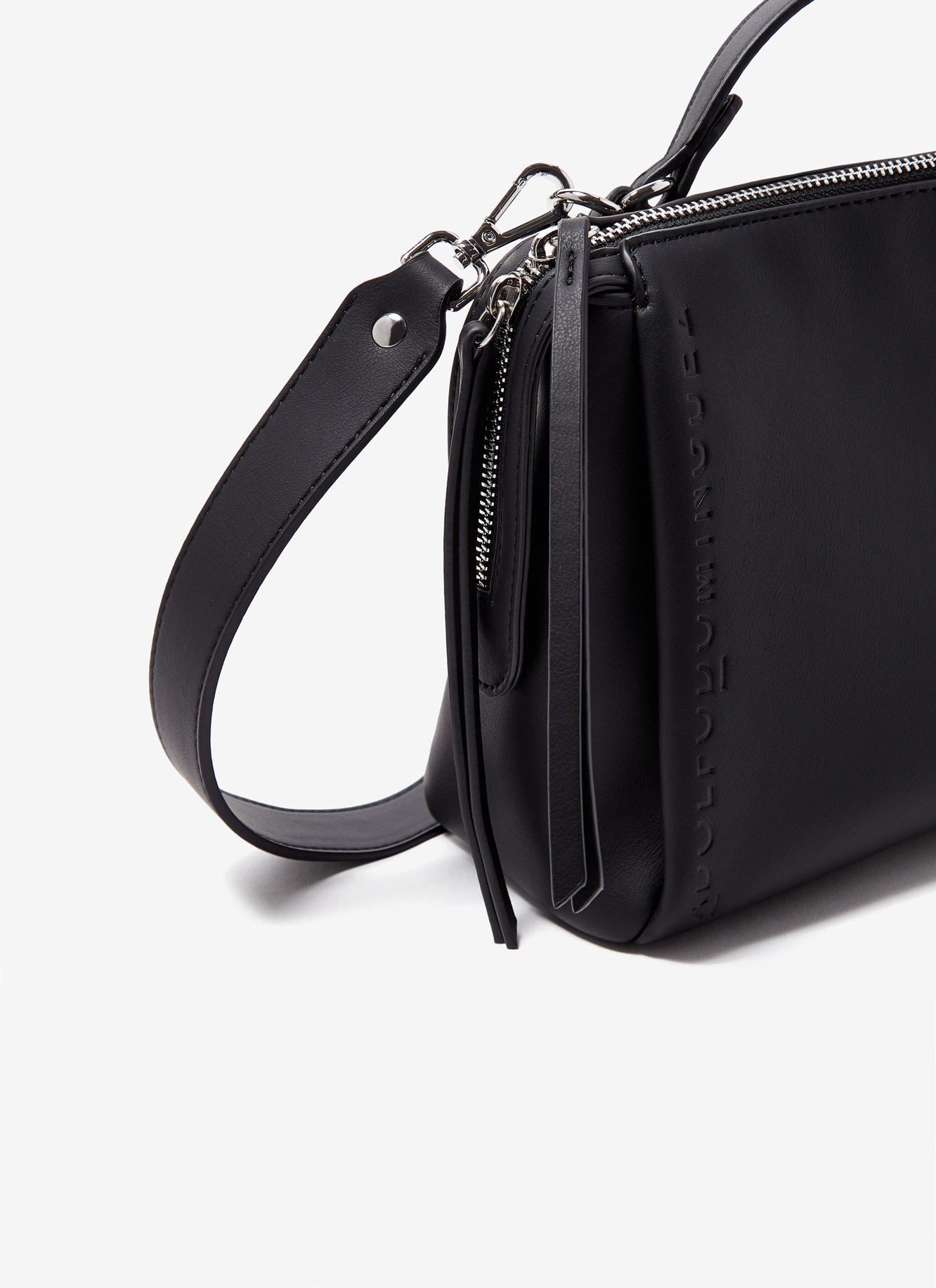 Faux leather city bag image number 2