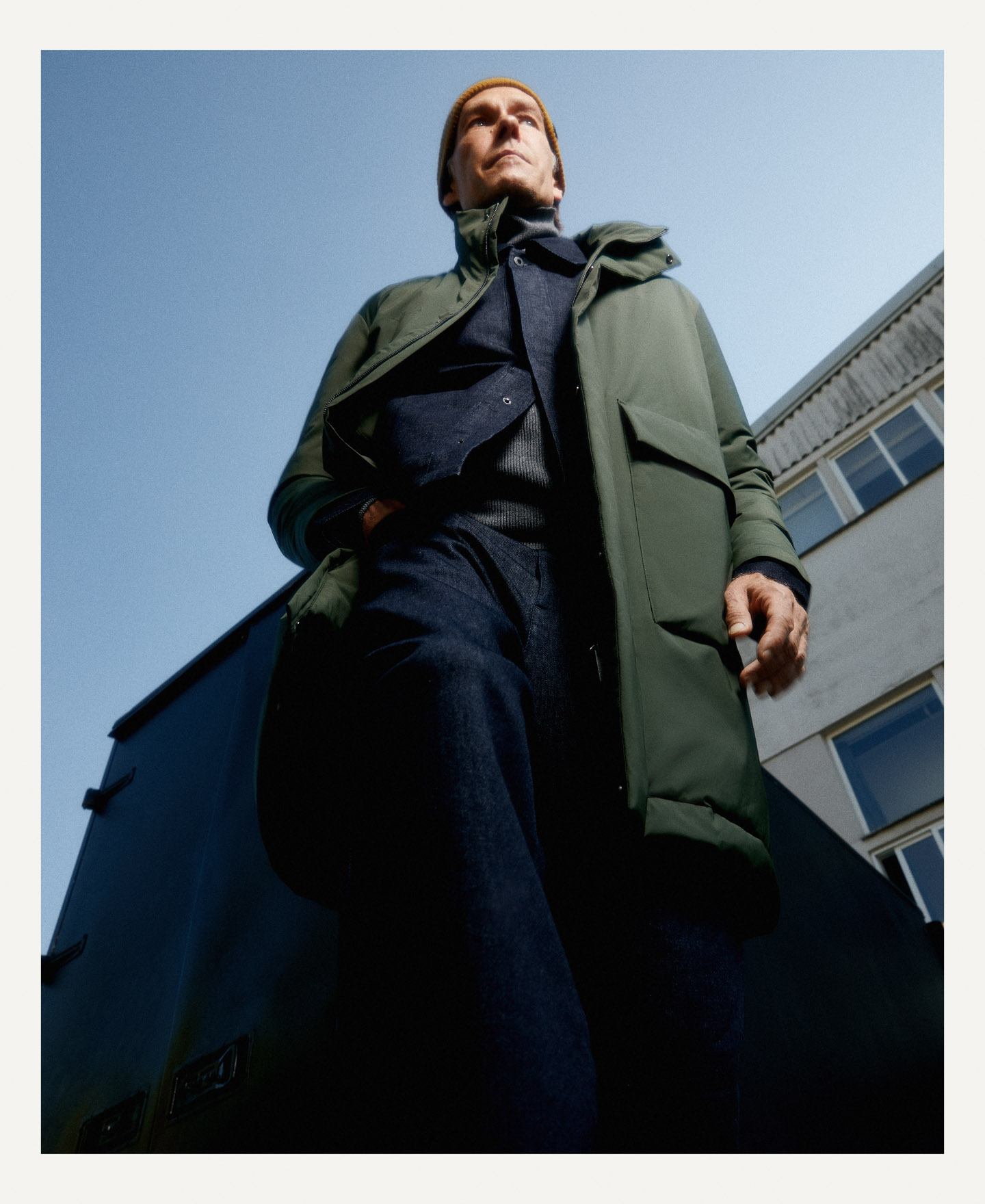 Padded nylon coat image number 2