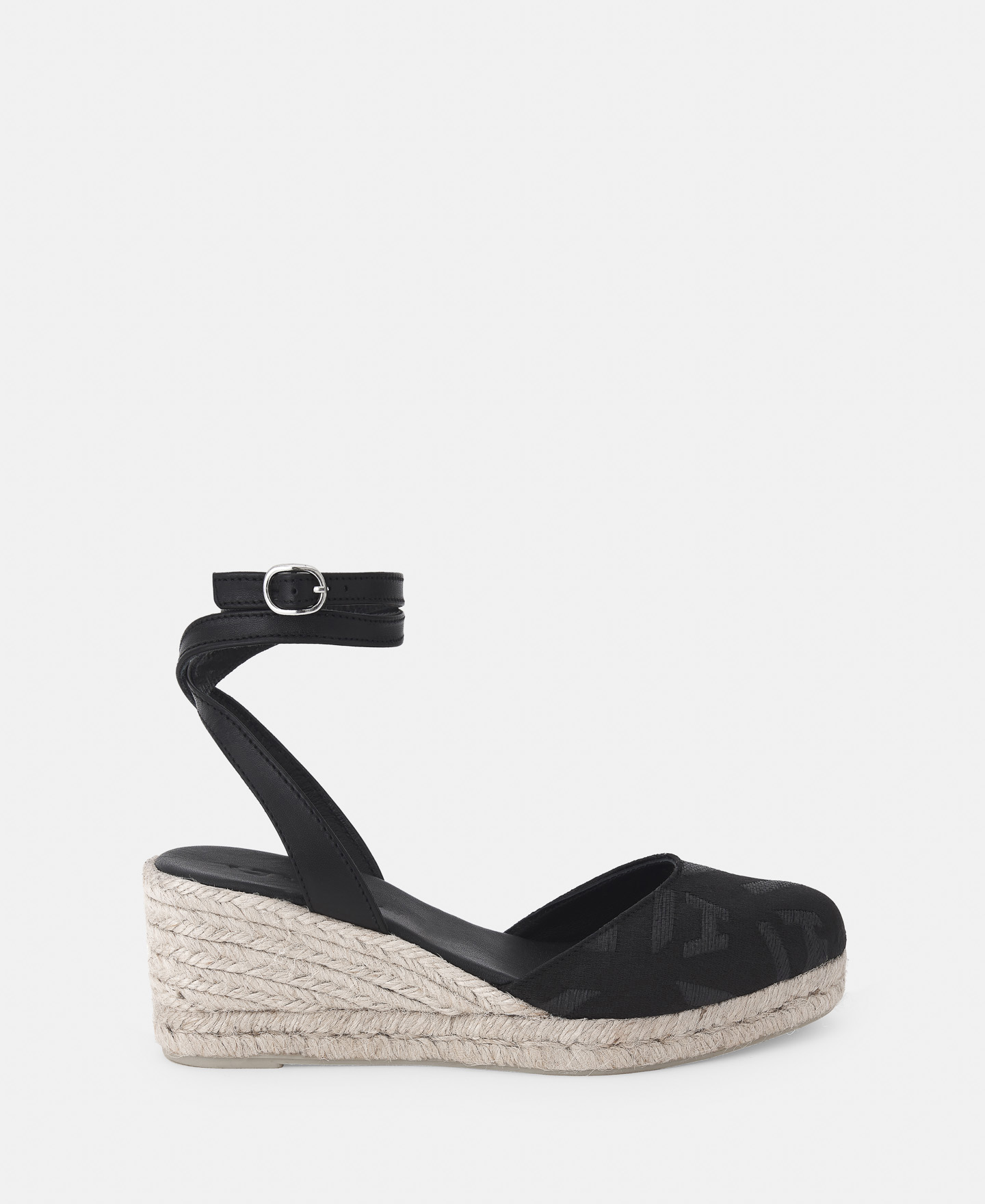 Double jute espadrille with wedge image number 0