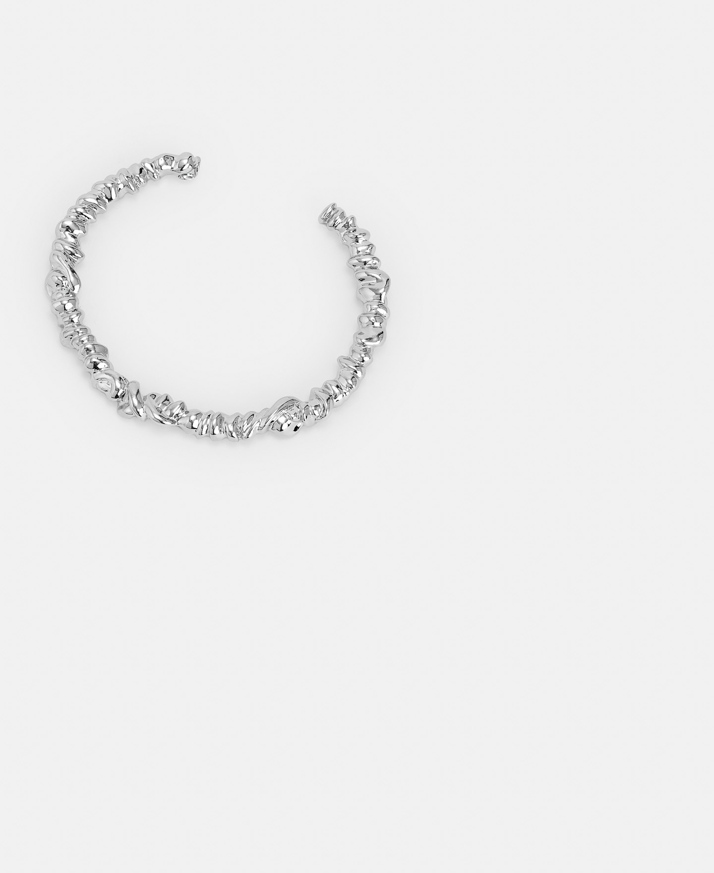 Braided bracelet in zinc image number 1