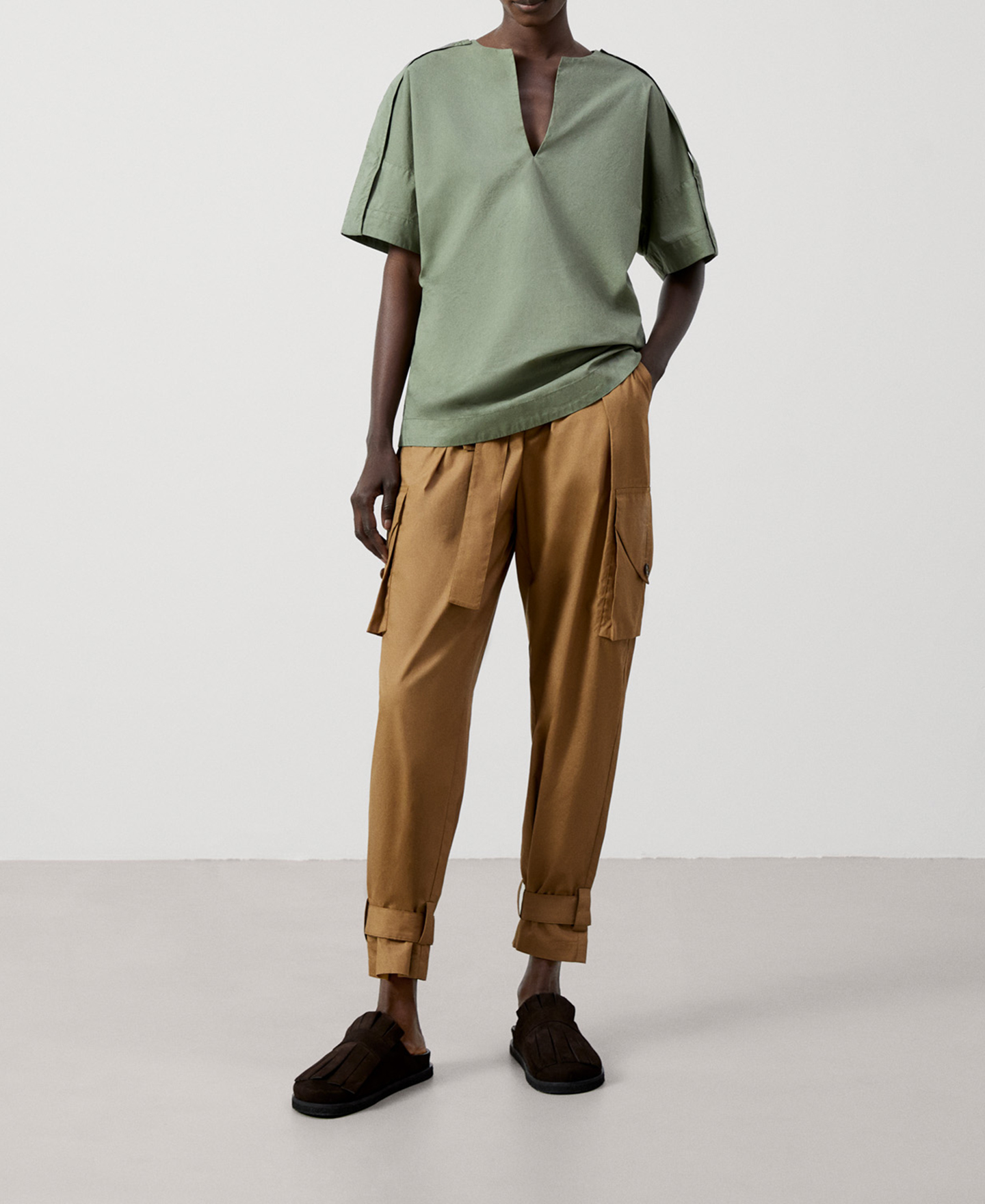 Responsible cotton short sleeve shirt image number 1