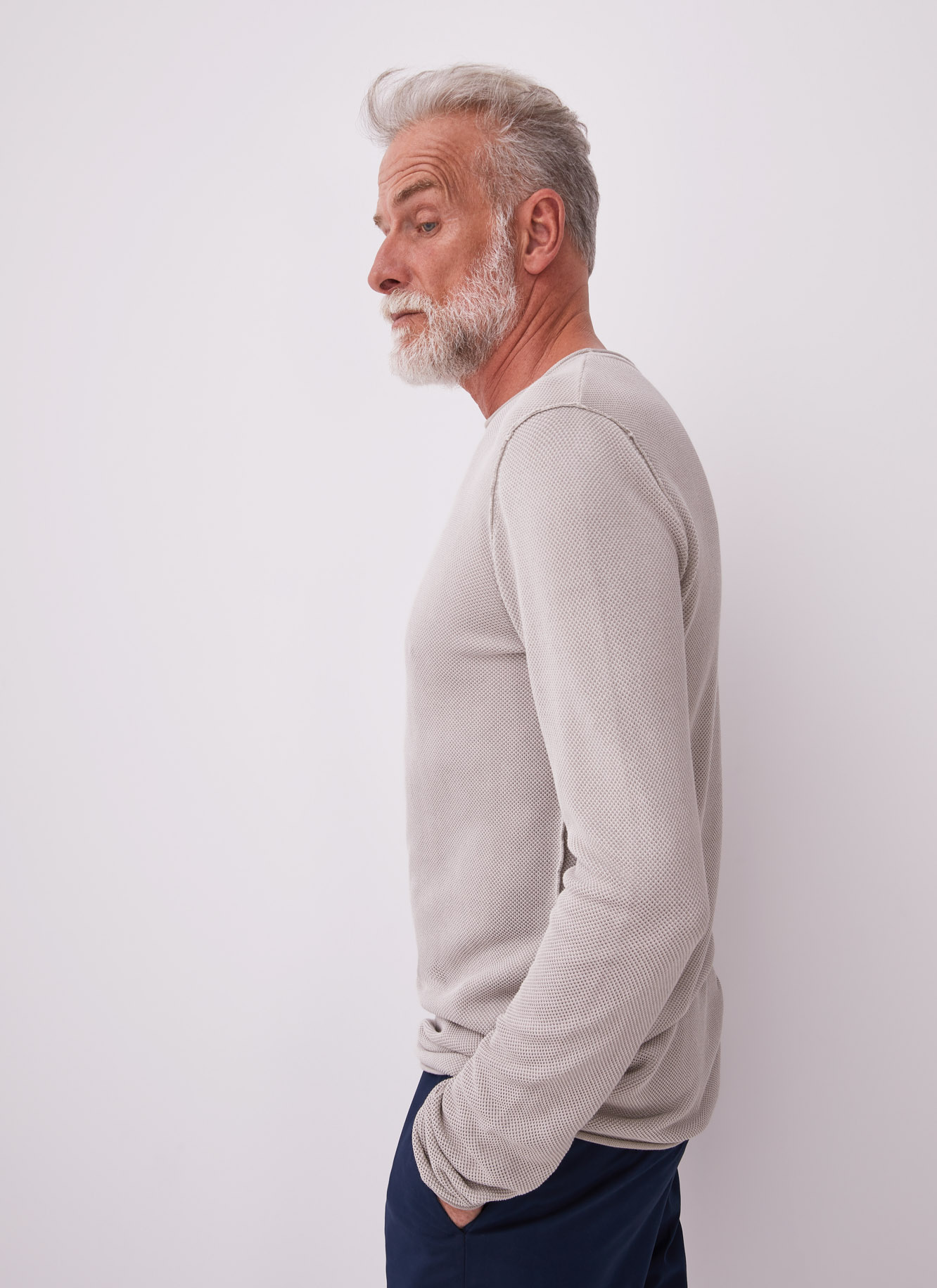 Cotton pique washed t-shirt image number 2