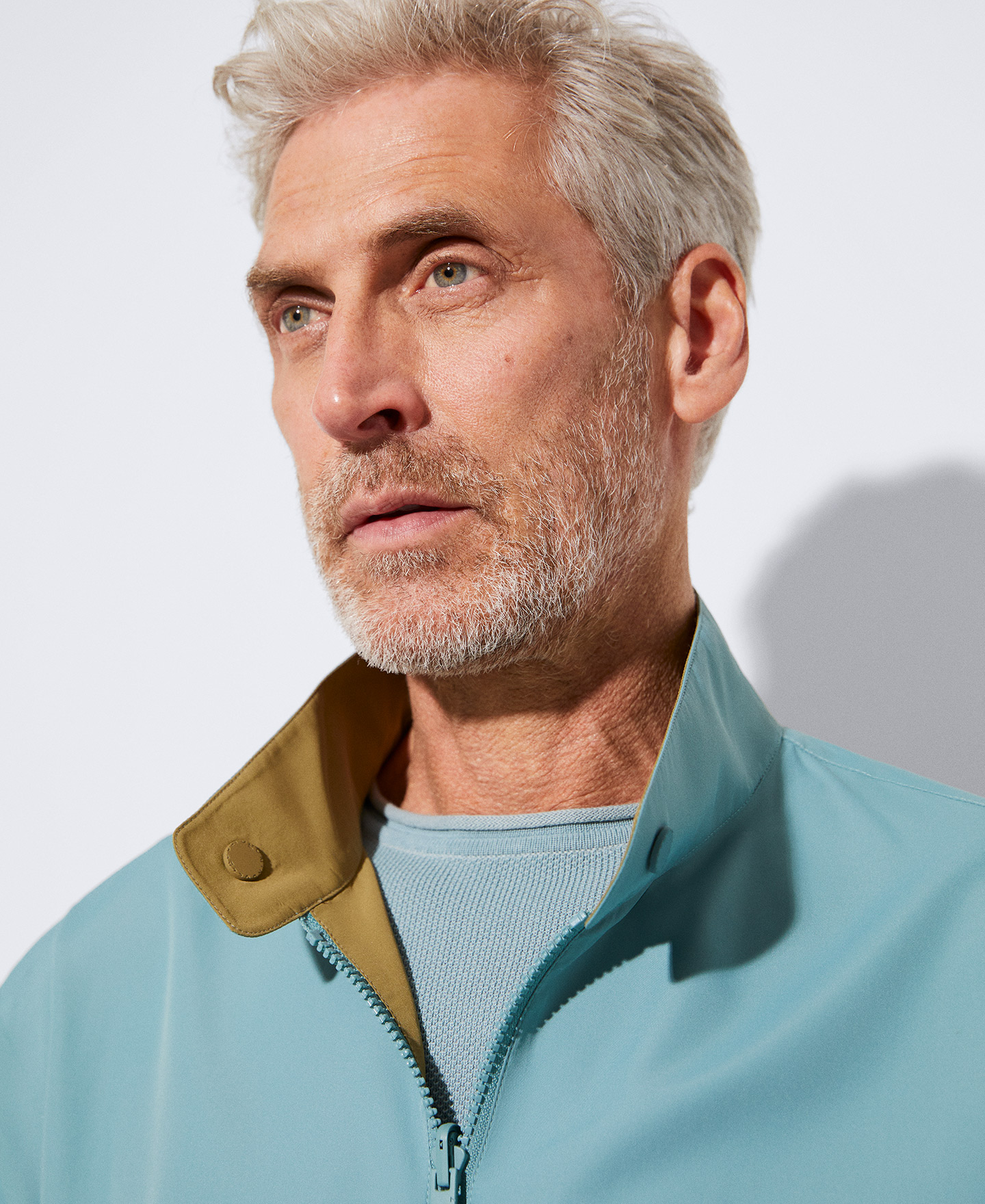 Reversible Mandarin collar jacket image number 4