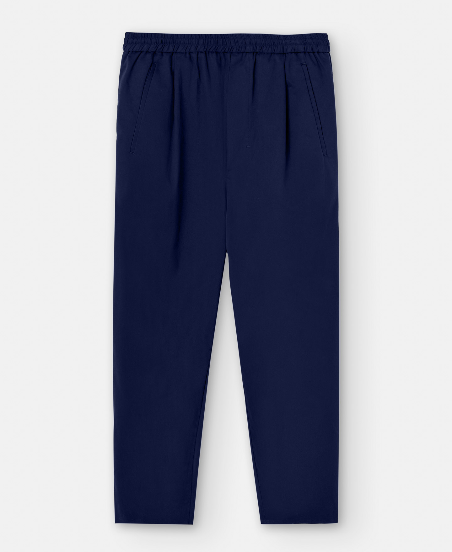 Carrot silhouette cotton trousers image number 4