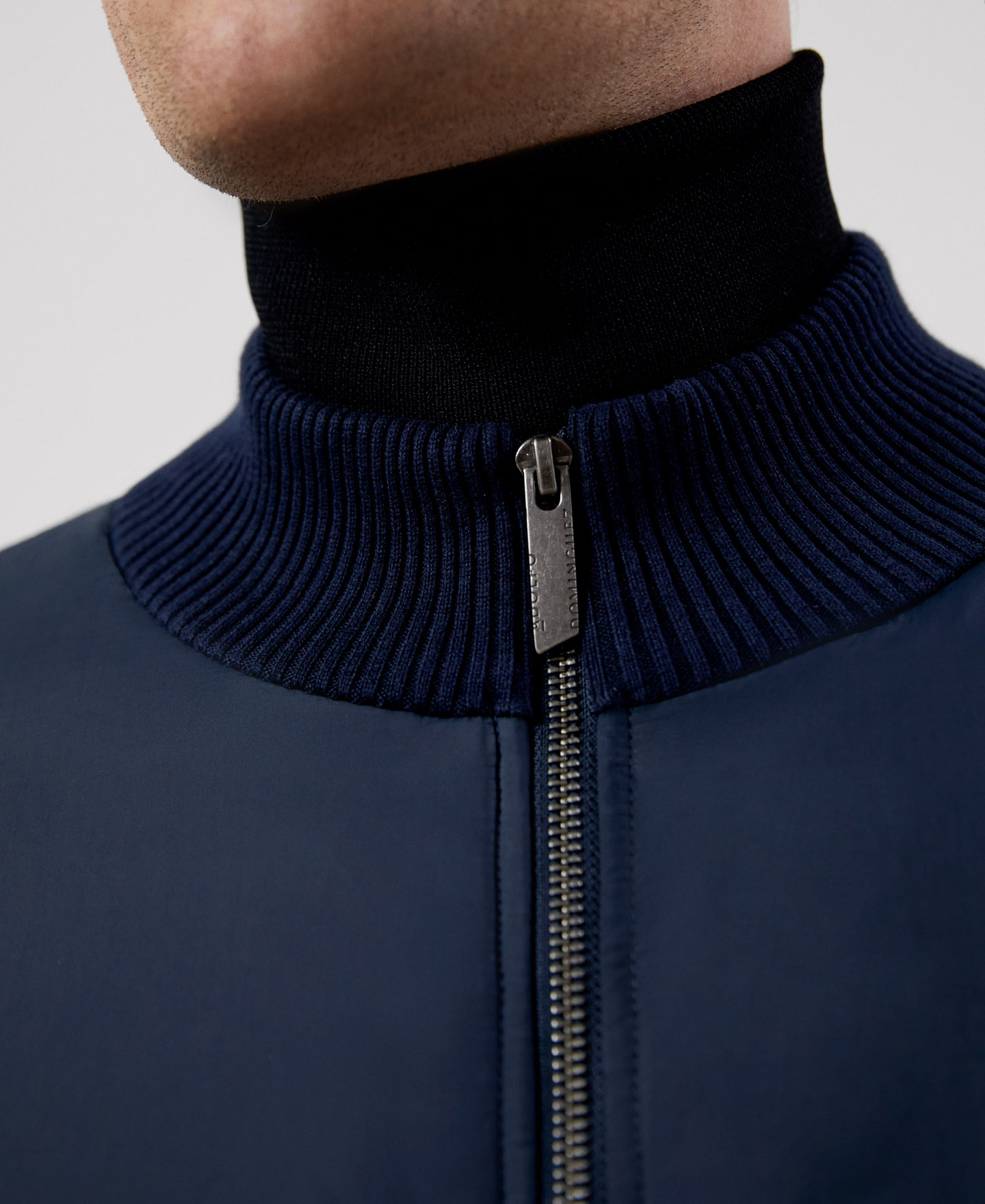 Organic cotton and nylon cardigan image number 3