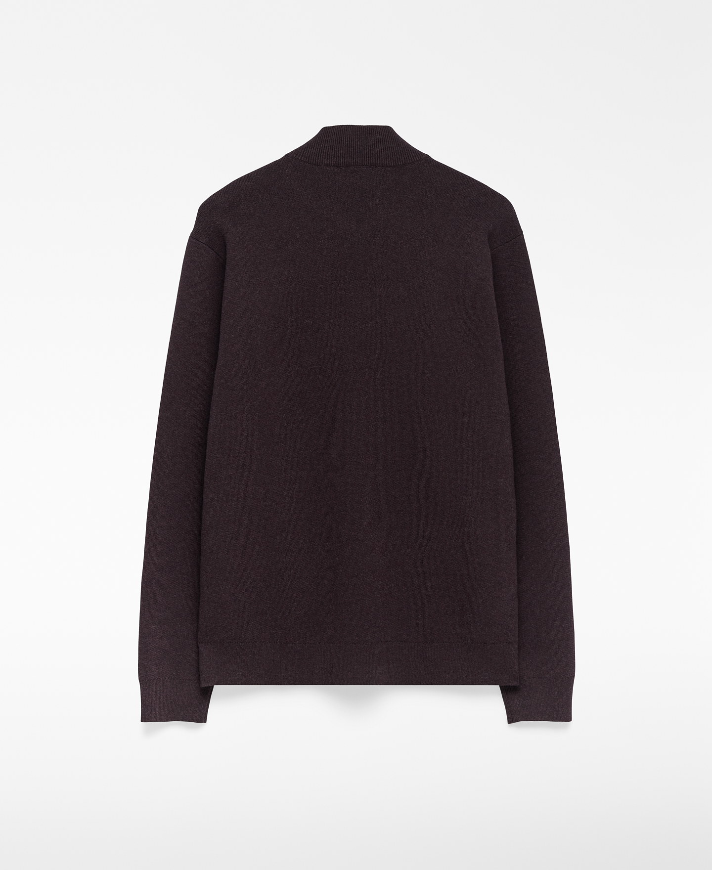 Bomber neck knit cardigan man image number 5
