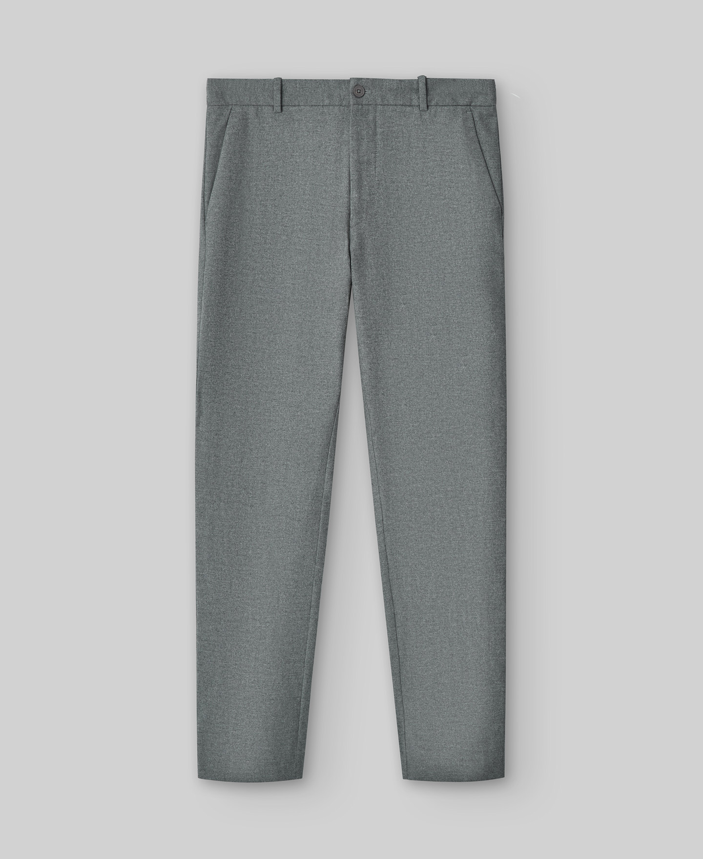 Pantal&oacute;n algod&oacute;n gris melange hombre image number 4