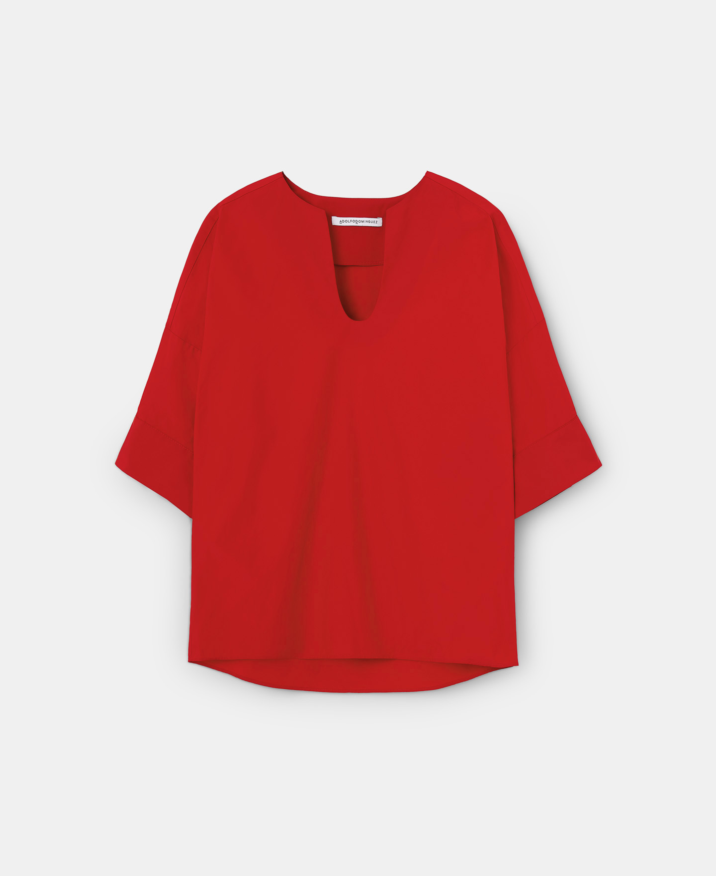 Fluid puffed sleeve shirt image number 4