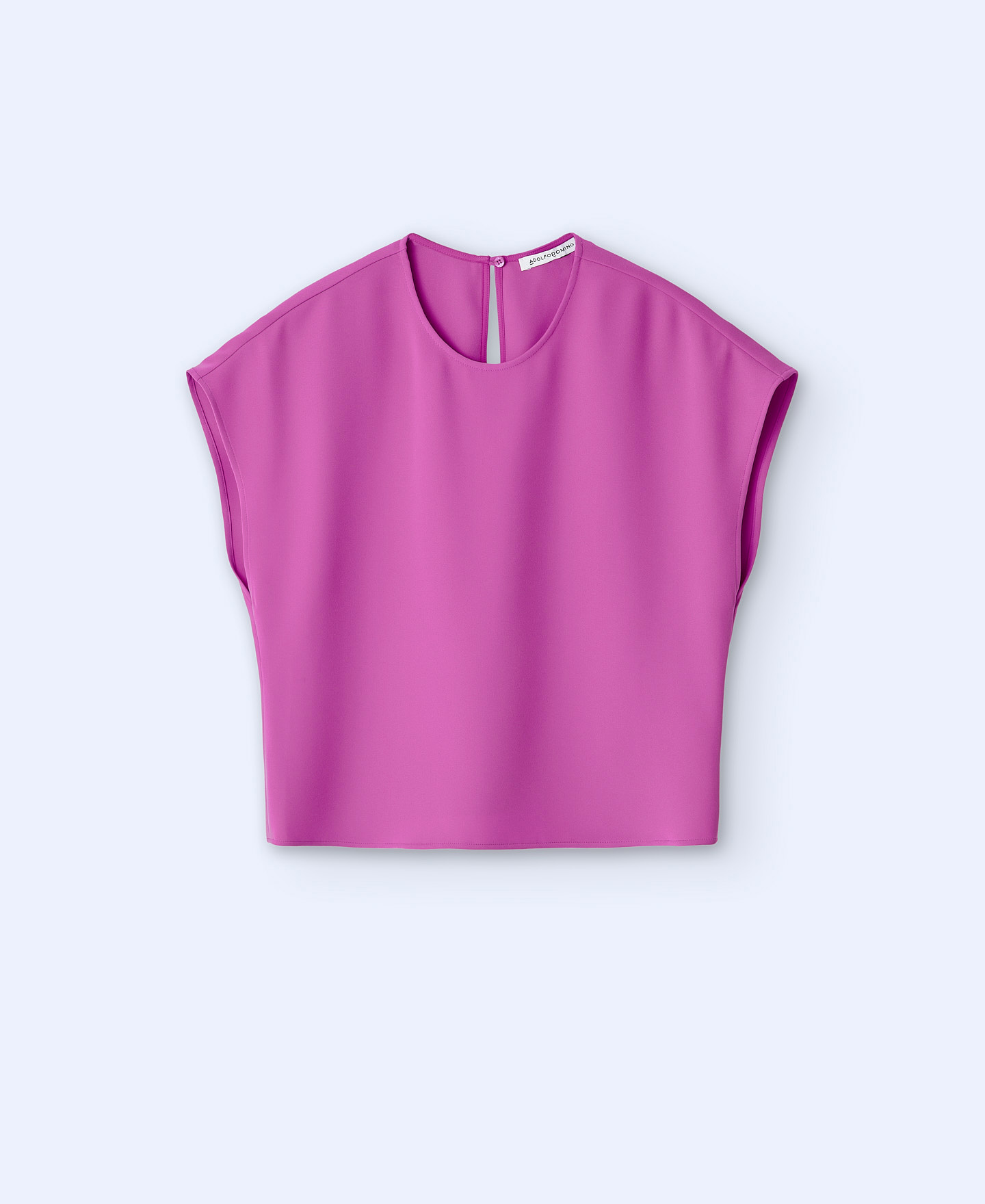 Recycled polyester crew neck top image number 4
