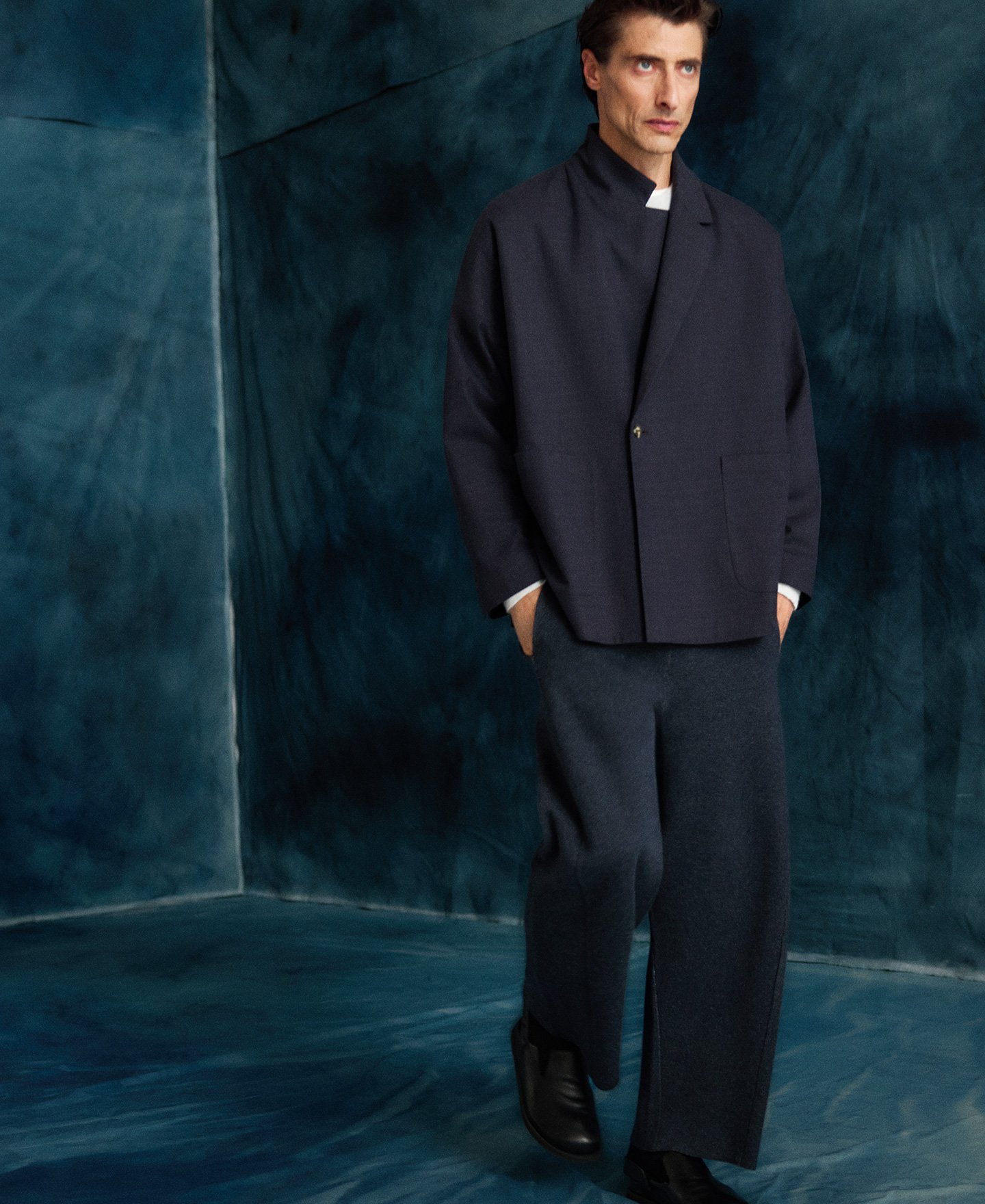 Blazer oversize desestruturado para homem image number 3