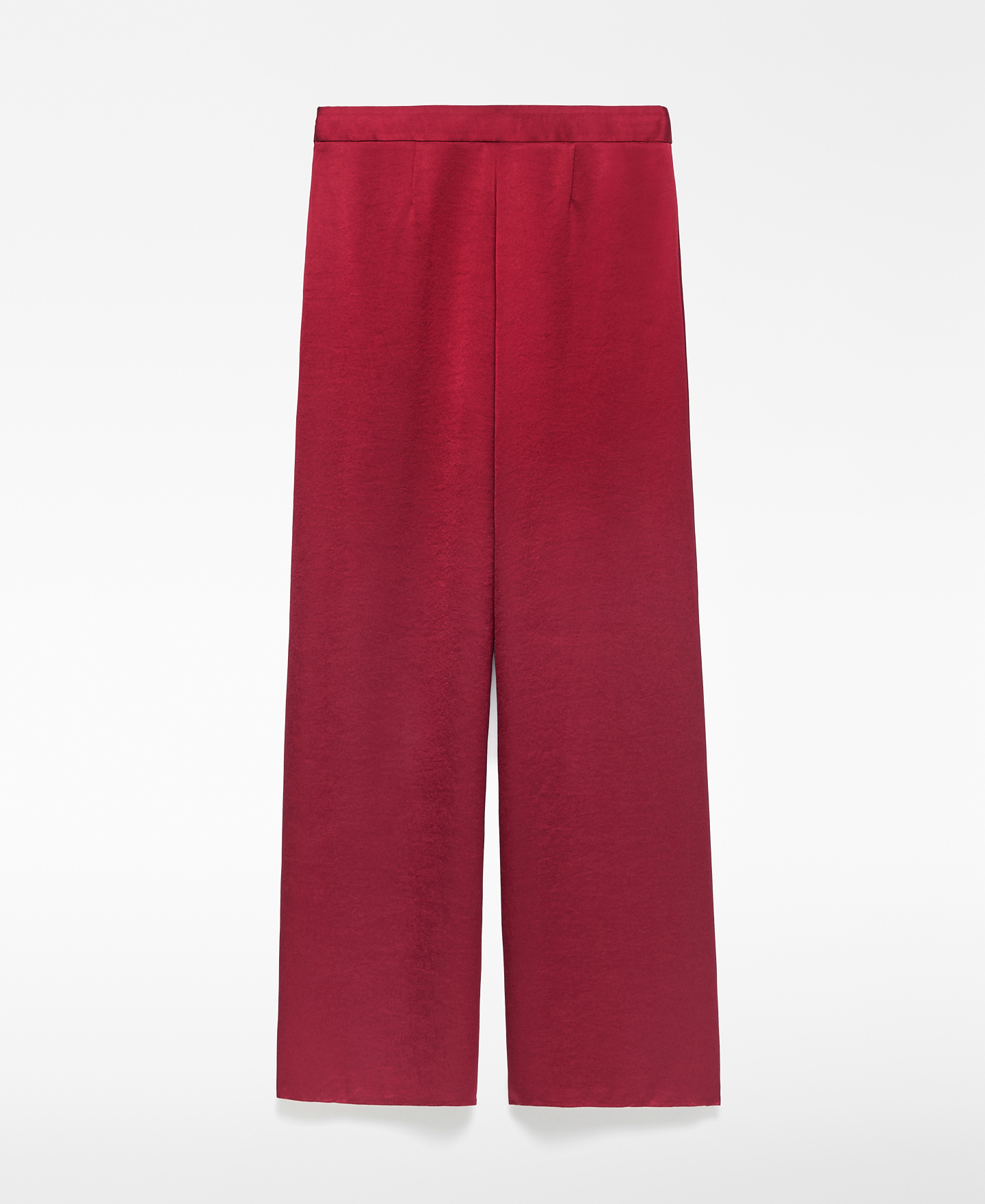 Pantalón satinado pierna ancha mujer image number 5