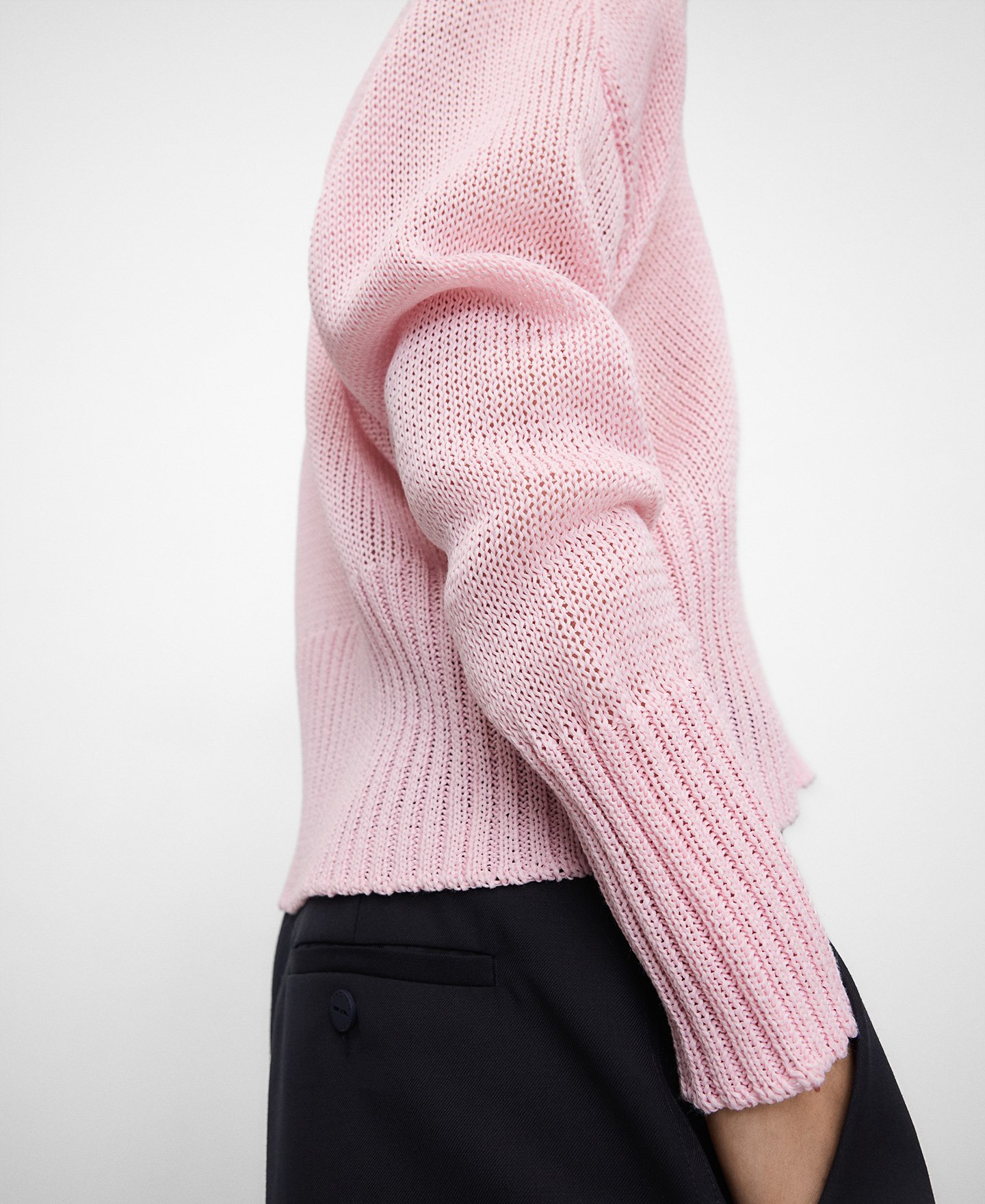 Jersey corto cuello pico punto image number 3