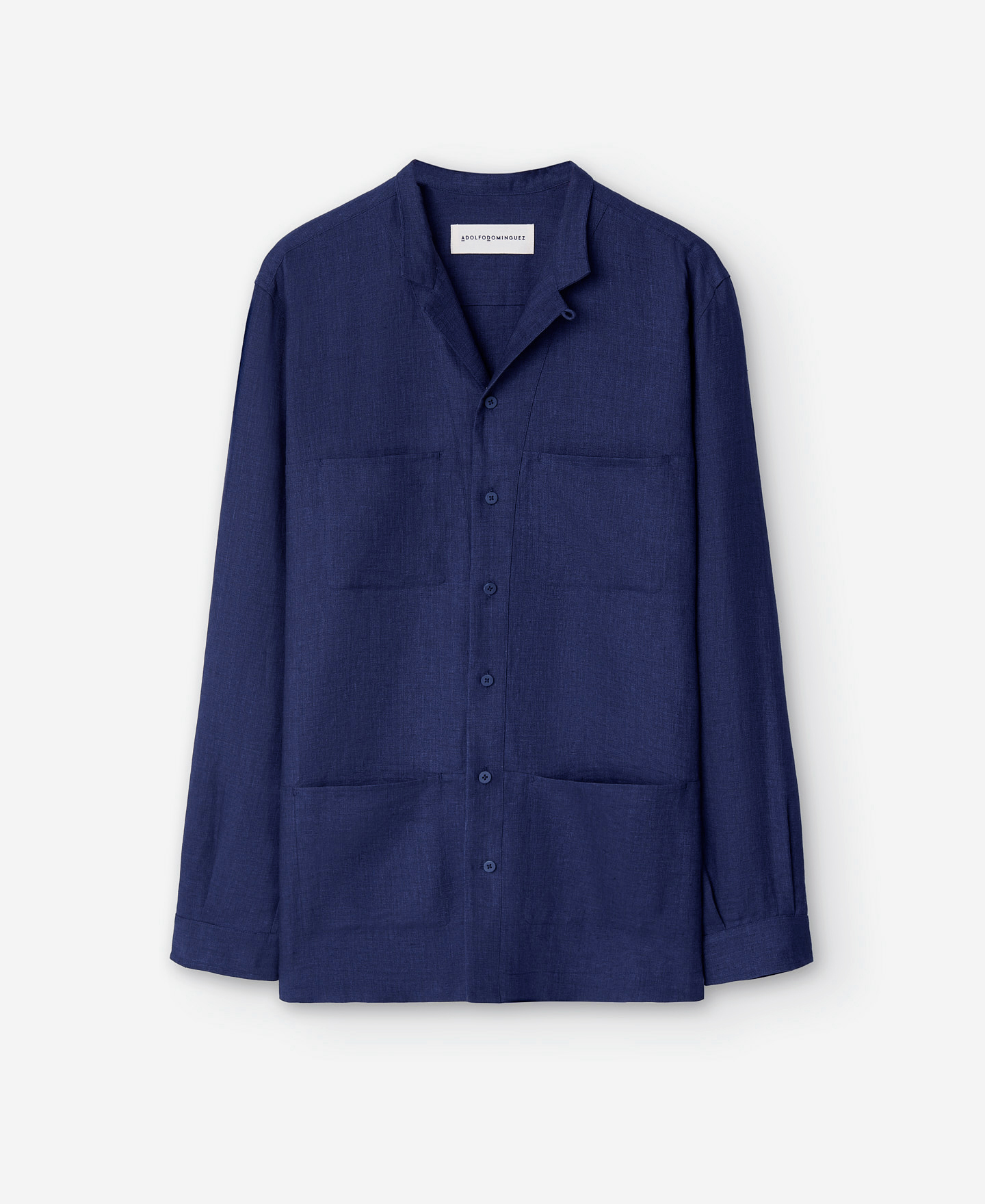 European linen guayabera shirt image number 4