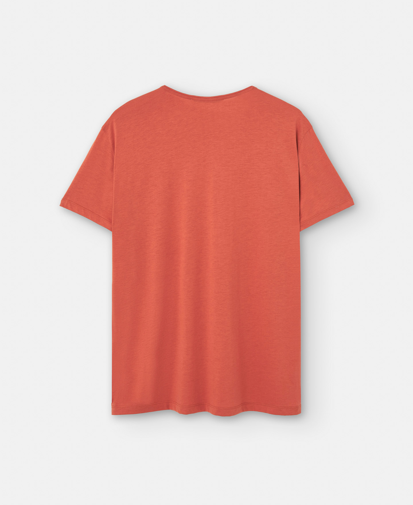 Camiseta cuello caja en lyocell image number 5