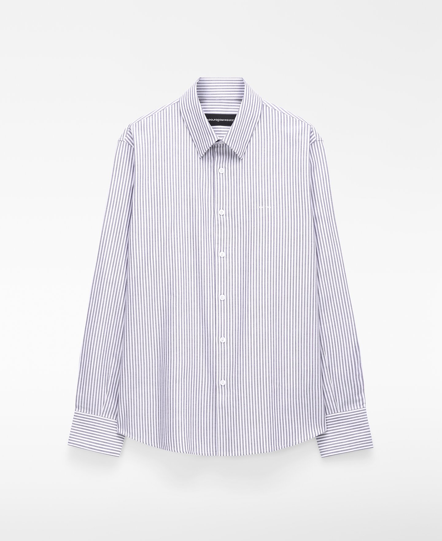 Camisa regular fit rayas algod&oacute;n image number 4