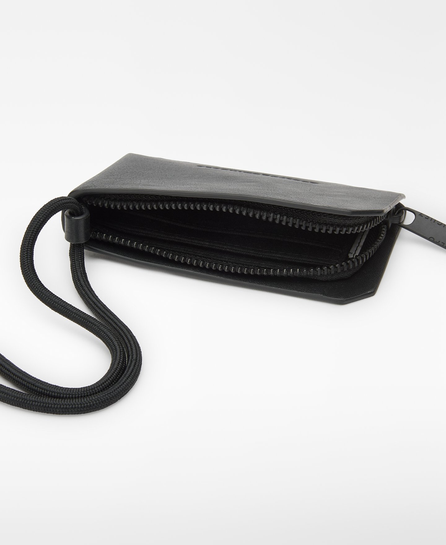 Leather hanging wallet man image number 2