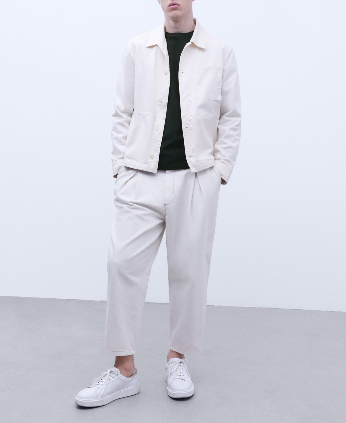 Cotton long sleeve t-shirt image number 1
